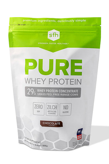 SFH Pure Whey Protein Powder (Chocolate) Best Tasting 100% Grass Fed Whey SFH uk supplements