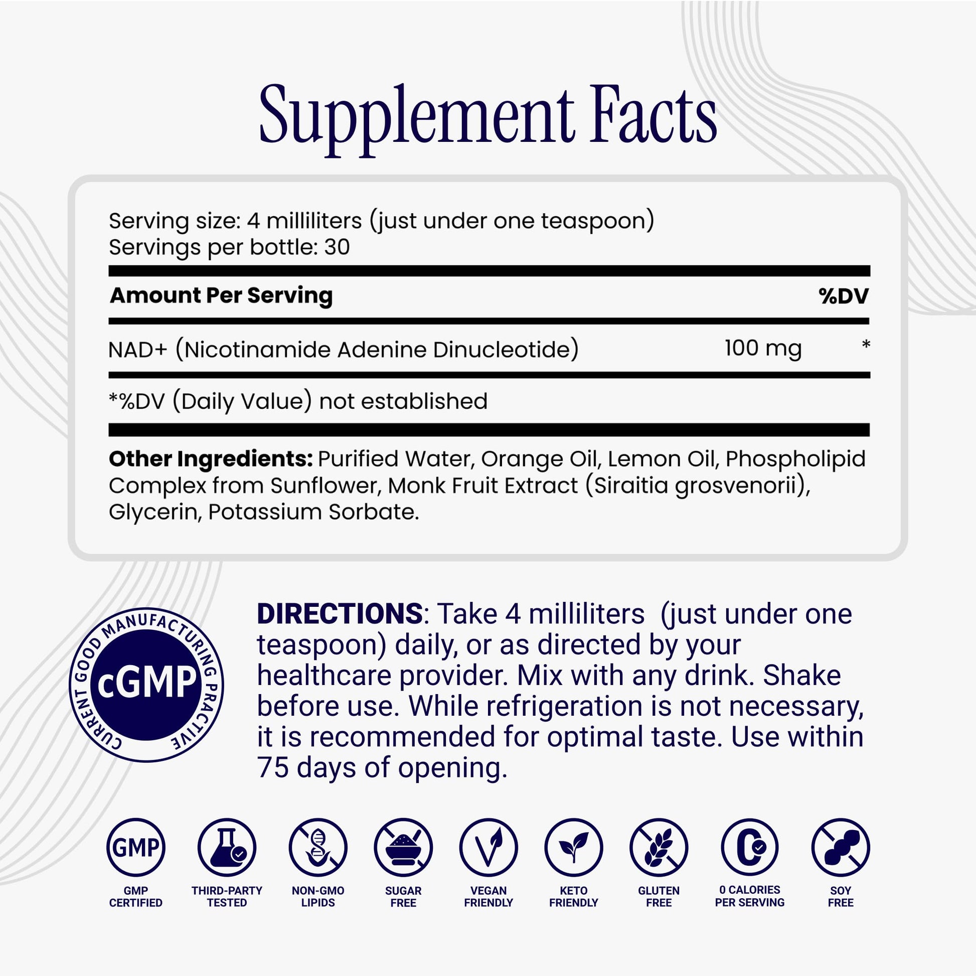 Rho Nutrition Liposomal NAD+ – Liquid Supplement Designed to Help Support Absorption – Active Form of NAD+ Helps Support Normal Cellular Health, Healthy Aging, Energy Metabolism and Overall Vitality Rho Nutrition uk supplements