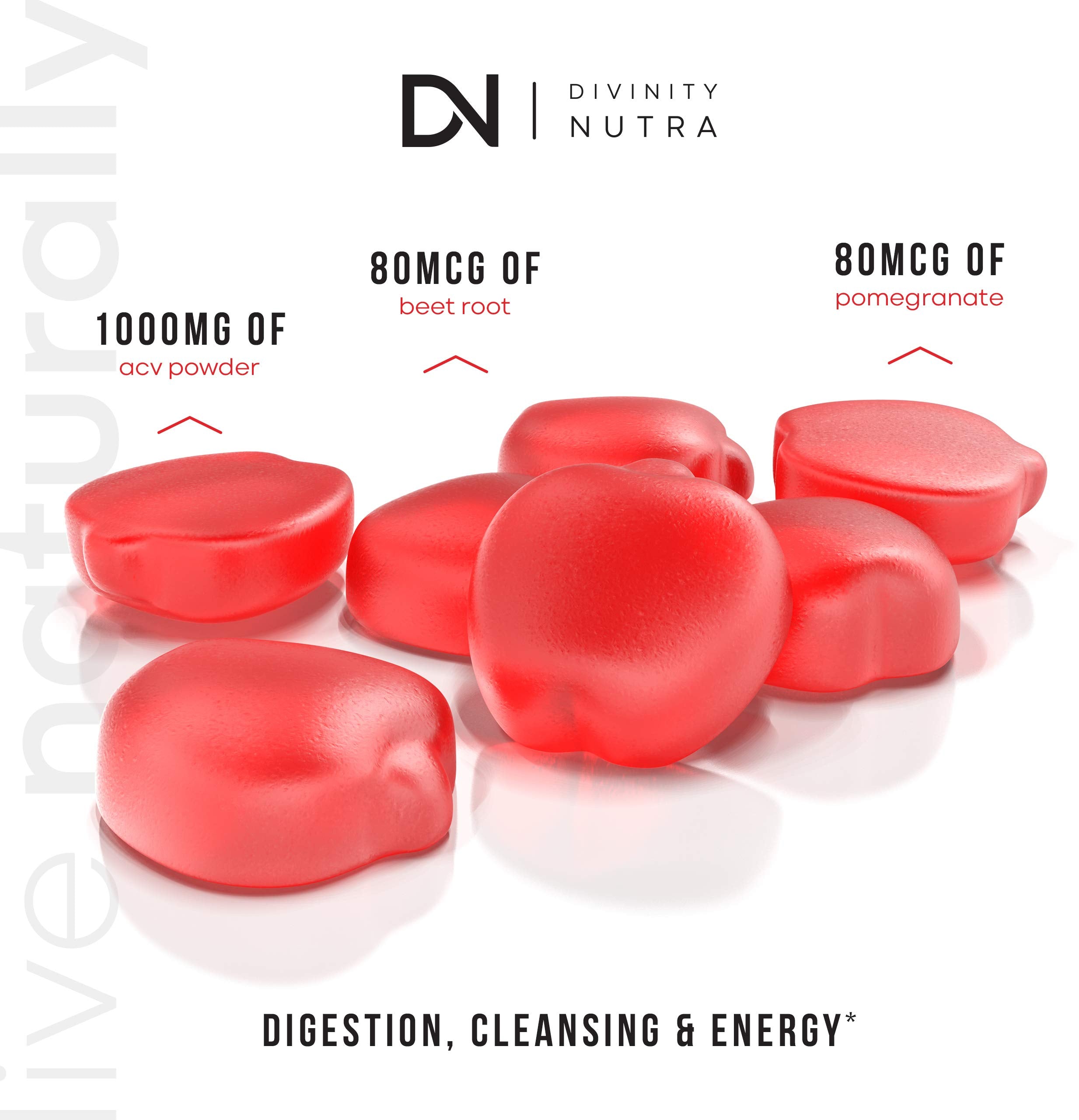 Apple Cider Vinegar Gummies for Weight Loss - Nutritional Supplement for Detox, Cleanse Divinity Nutra uk supplements