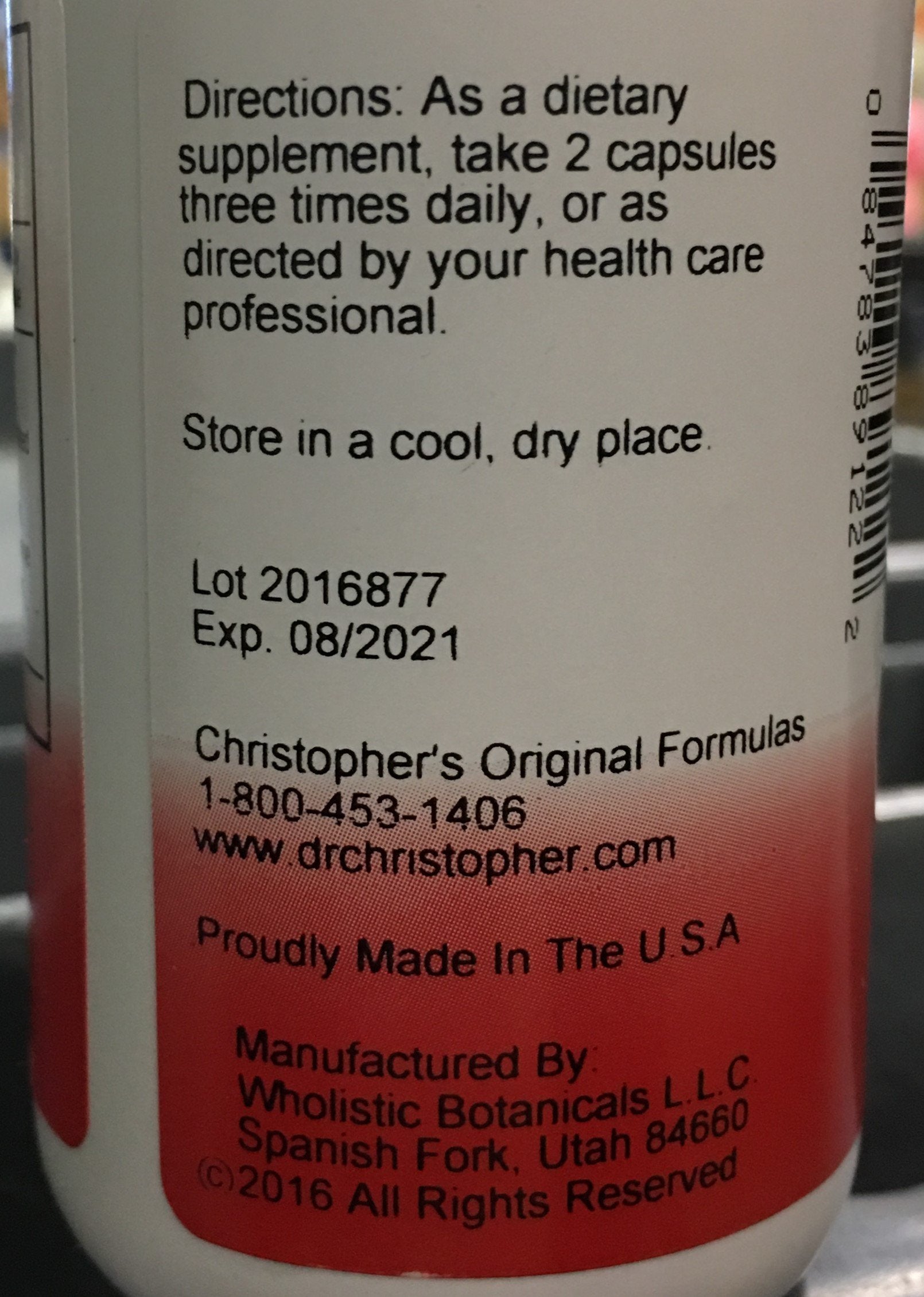 Christopher's Original Formulas Male Urinary Tract Support Supplement – Kidney & Prostate Health – 100 Capsules Christopher's Original Formulas uk supplements