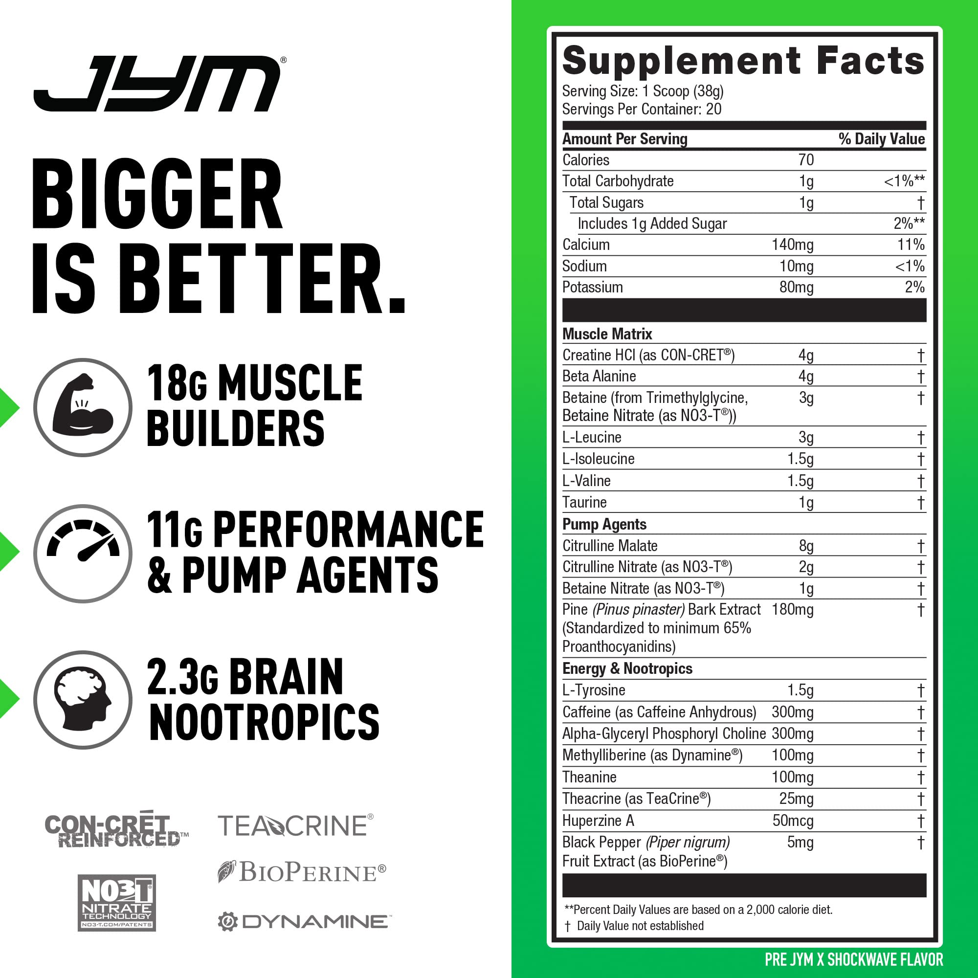 PRE JYM X - Shockwave JYM Supplement Science uk supplements