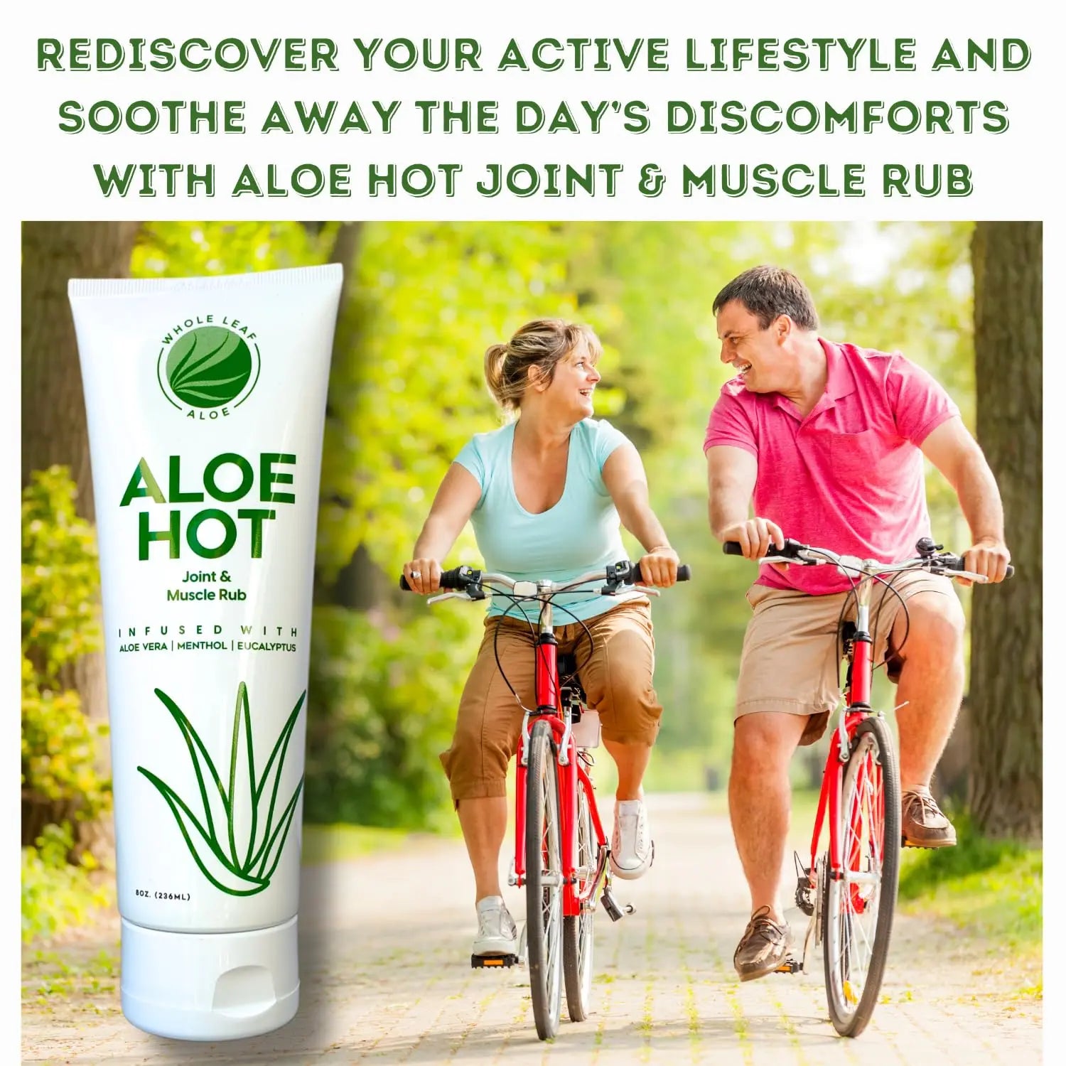 Aloe Hot Joint & Muscle Rub (8oz) Whole Leaf Aloe uk supplements