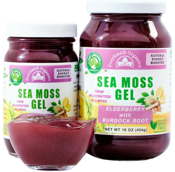 EverSmith Organics - Wildcrafted Irish Sea Moss Gel | Made in USA | Rich in Vitamins EverSmith Organics uk supplements