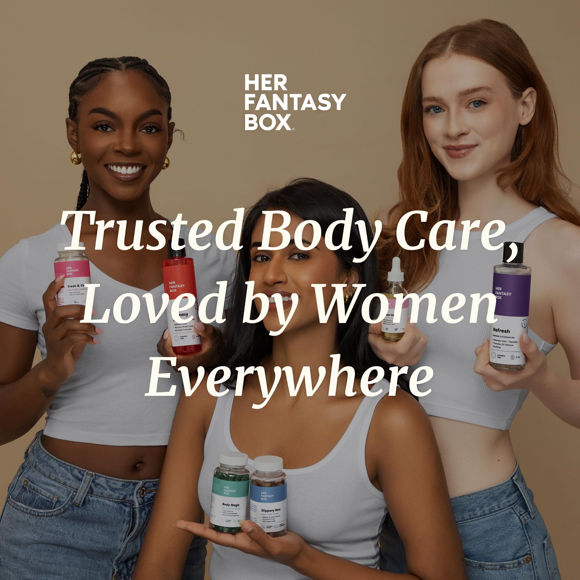 Her Fantasy Box | Healthy Box | Vaginal Probiotics for Women – Prebiotics + Advanced Lactobacillus Blend – Hormonal Balance, PMS Relief – Feminine Health Support with Cranberry & D-Mannose Her Fantasy Box uk supplements