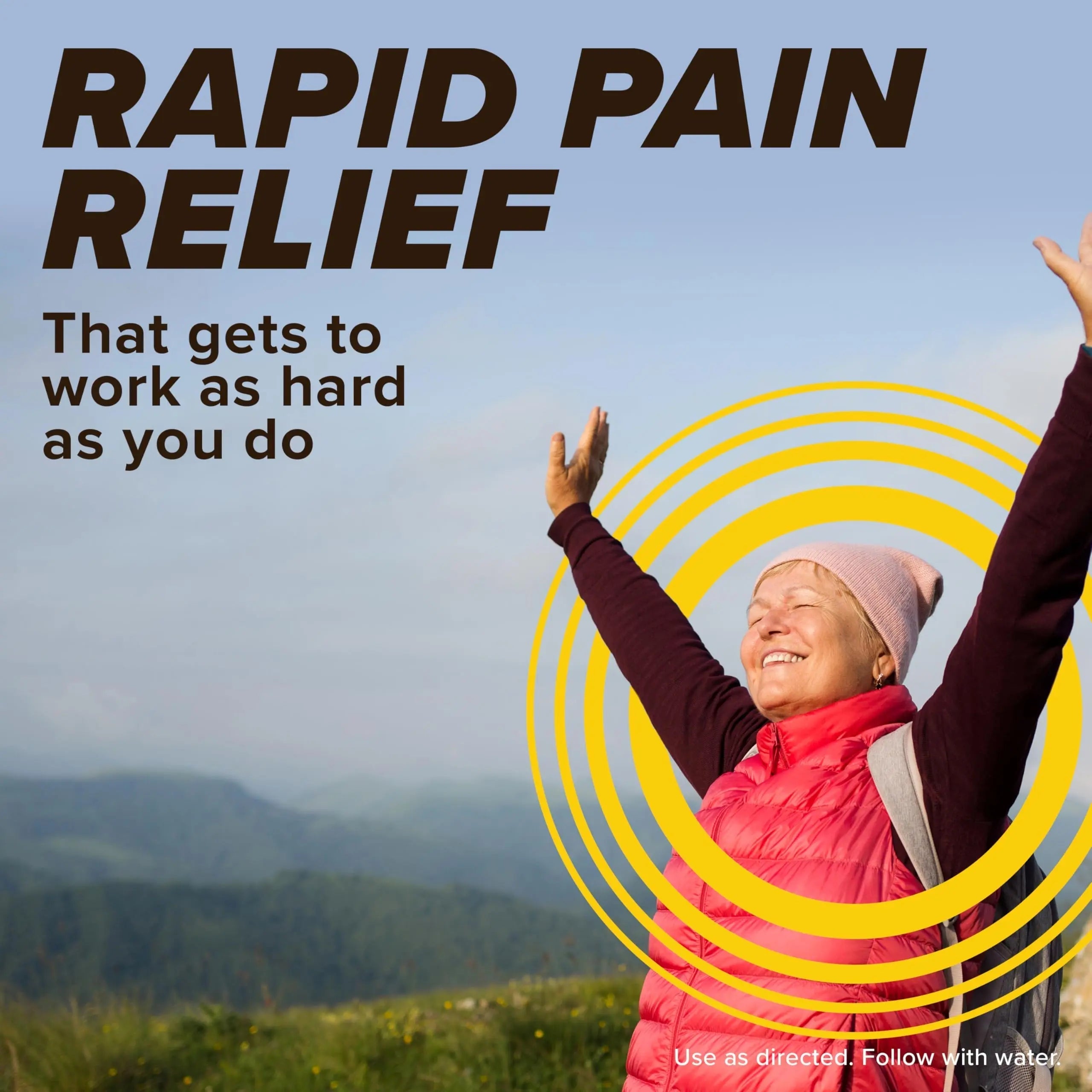 Bayer® Rapid Relief, Dissolvable Raspberry Flavor, Powder Packs with Aspirin & Caffeine, Fast Acting Headache Relief, Muscle and Body Pain Reliever, 30ct Bayer uk supplements