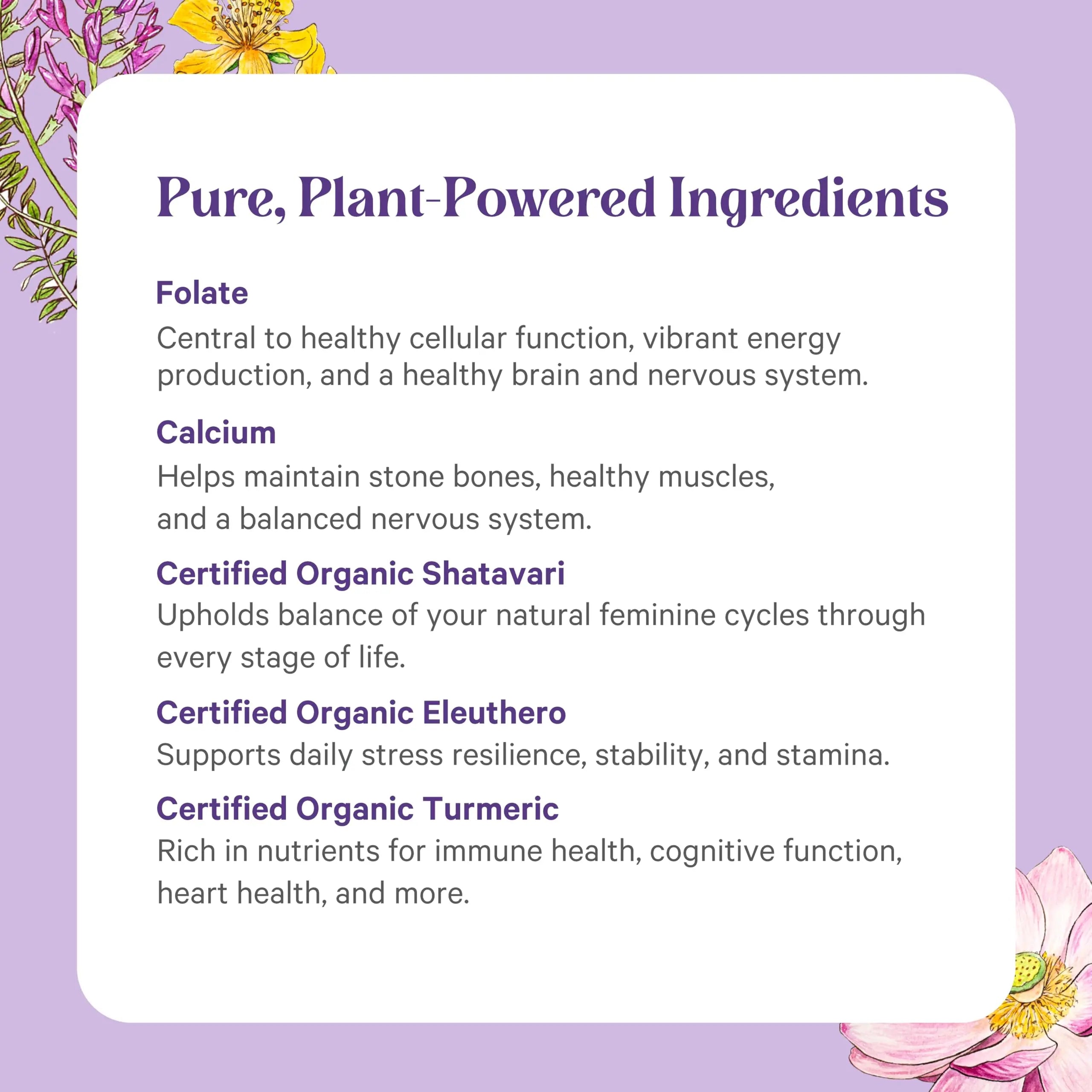 PURE SYNERGY Vita·Min·Herb for Women | Women’s Comprehensive Multivitamin Supplement | Made with Organic Whole Food Non-GMO & Vegan Ingredients | PURE SYNERGY uk supplements