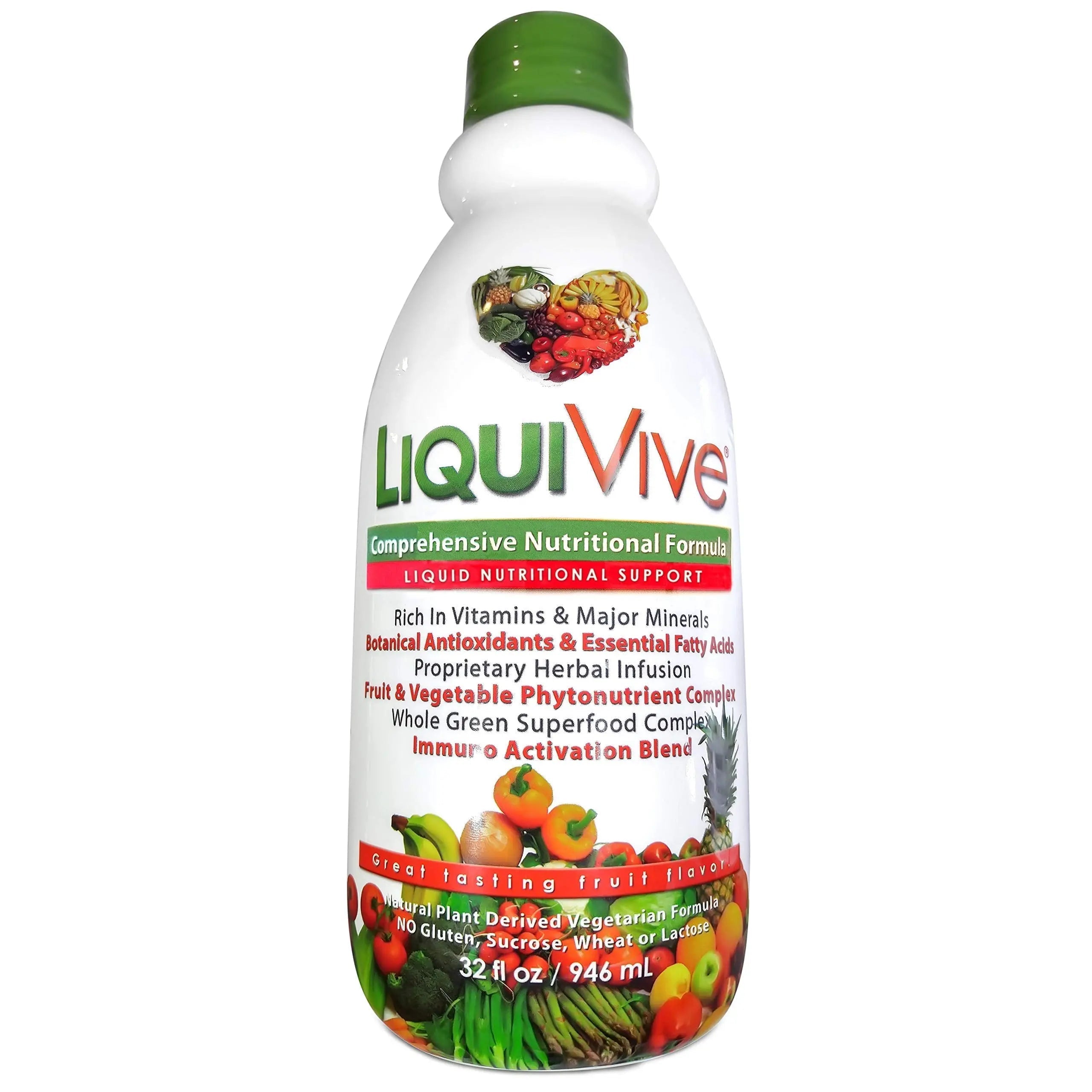 LiquiVive Liquid Vitamins Mega Nutrition | Vegetarian Daily Multivitamin Balance Immune Support Booster Superfood of Nature | Vitamin C D3 A B12 E K | Life Miracle uk supplements