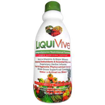 LiquiVive Liquid Vitamins Mega Nutrition | Vegetarian Daily Multivitamin Balance Immune Support Booster Superfood of Nature | Vitamin C D3 A B12 E K | Life Miracle uk supplements
