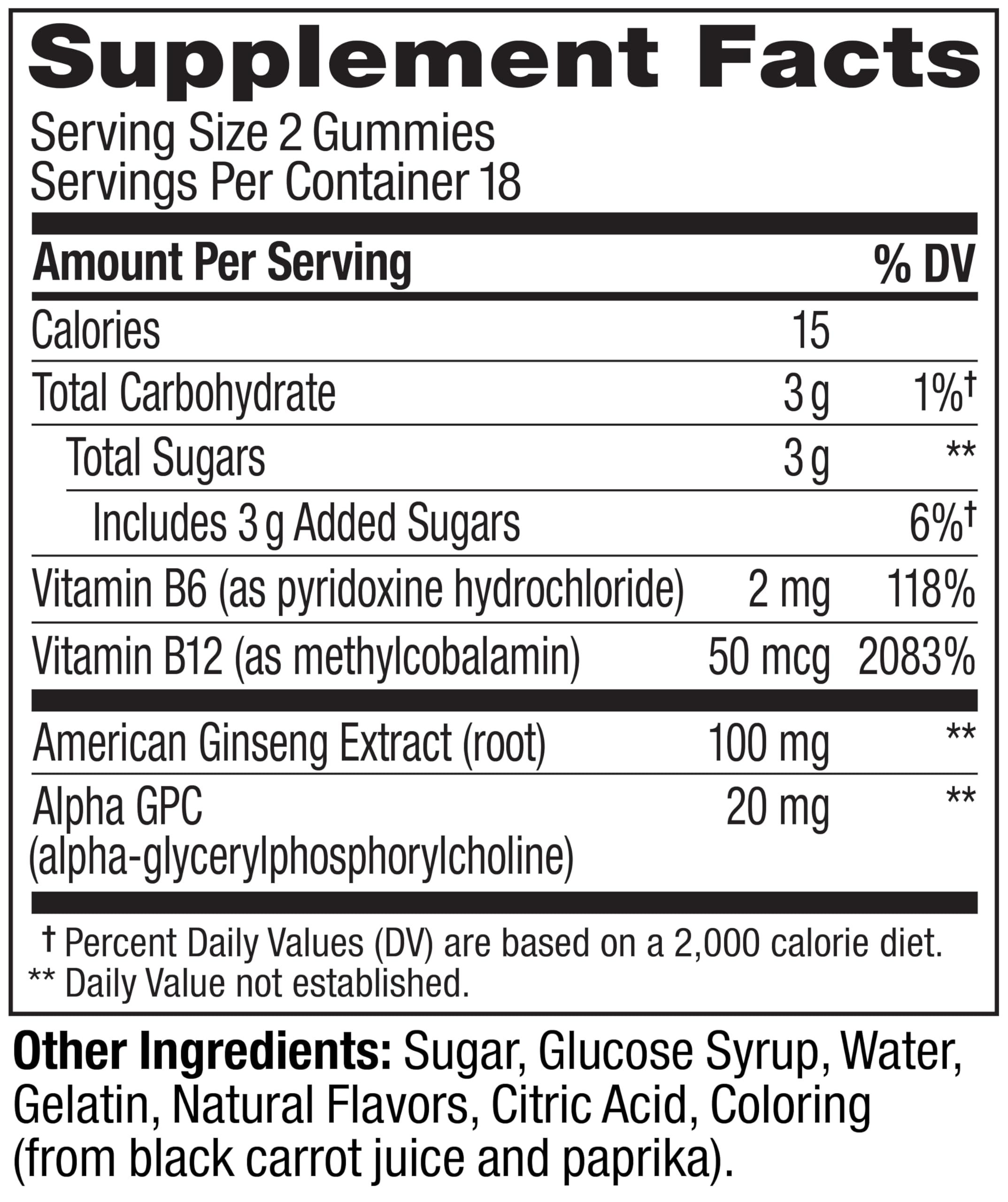 OLLY Laser Focus Gummy, Ginseng, Alpha GPC, B Vitamins, Berry Tangerine Flavor - 36 Count OLLY uk supplements