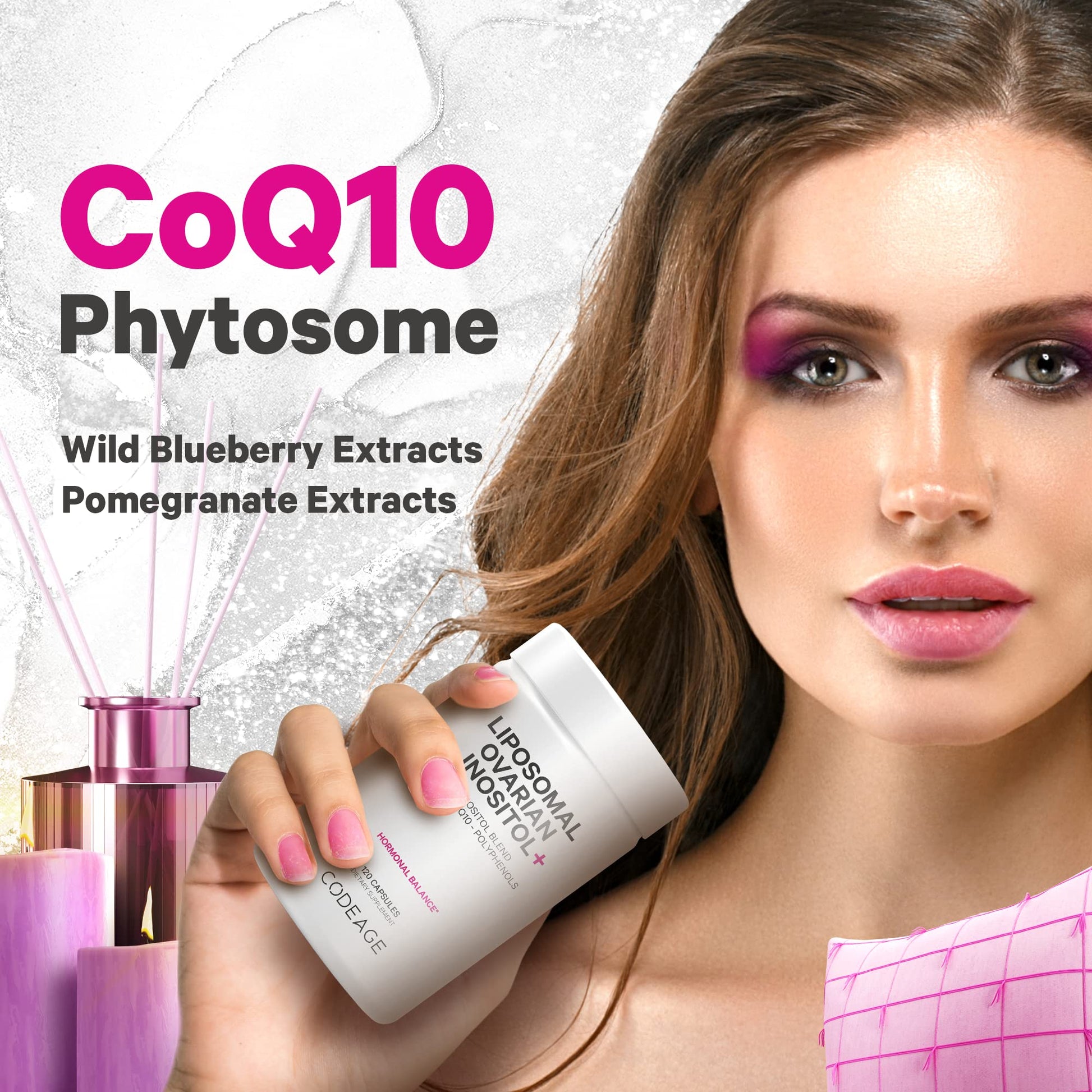 Codeage Liposomal Ovarian Inositol + Supplement - Myo-Inositol, D-Chiro-Inositol Codeage uk supplements