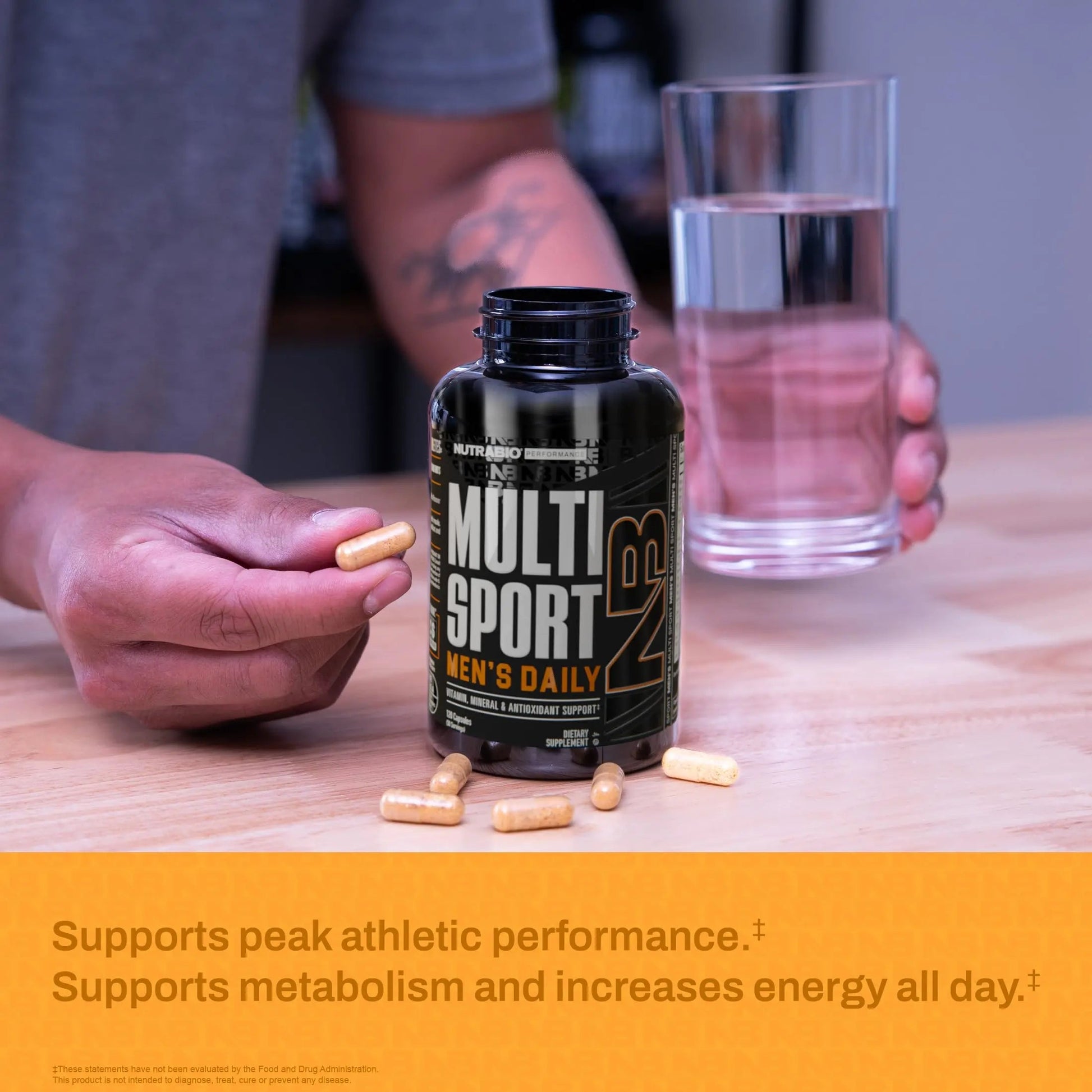 NutraBio Multisport for Men - Mens MultiVitamin - 33 Vitamins, Minerals, Micronutrients - Rich in Antioxidants NutraBio uk supplements