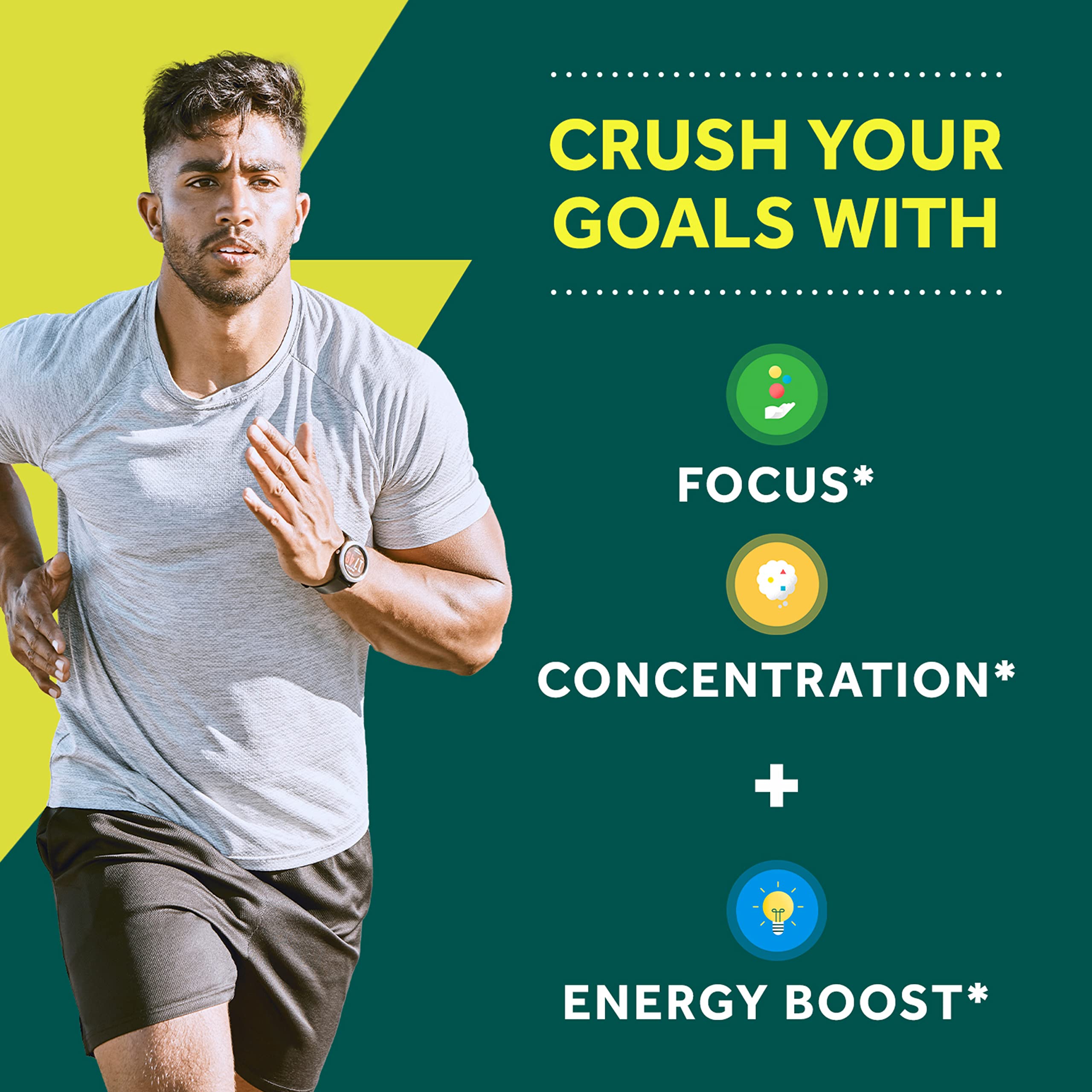 NEURIVA Brain + Energy Gummies, Nootropic Brain Supplements for Focus and Concentration with Neurofactor, Vitamin B12 & Caffeine for an Energy Boost*, 75ct Natural BlackBerry NEURIVA uk supplements
