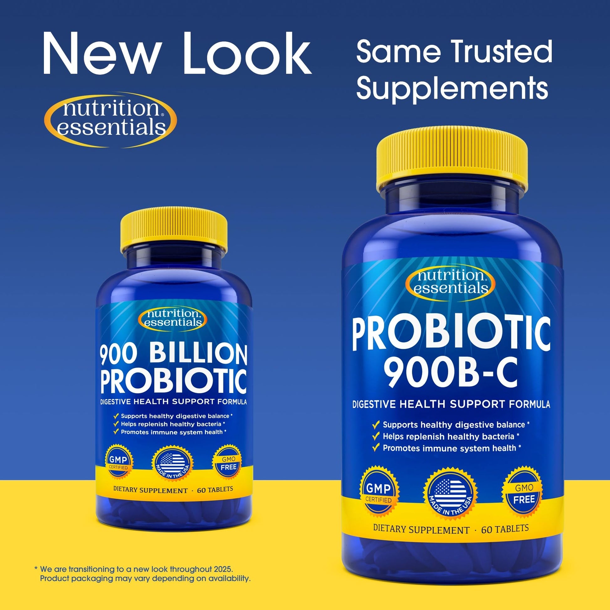 Nutrition Essentials Probiotics for Women and Men - with Lactase Enzyme and Prebiotic Fiber for Digestive Health - 80 Percent + More Potent Supplement for Gut Health Support - Vegan Formula Nutrition Essentials uk supplements