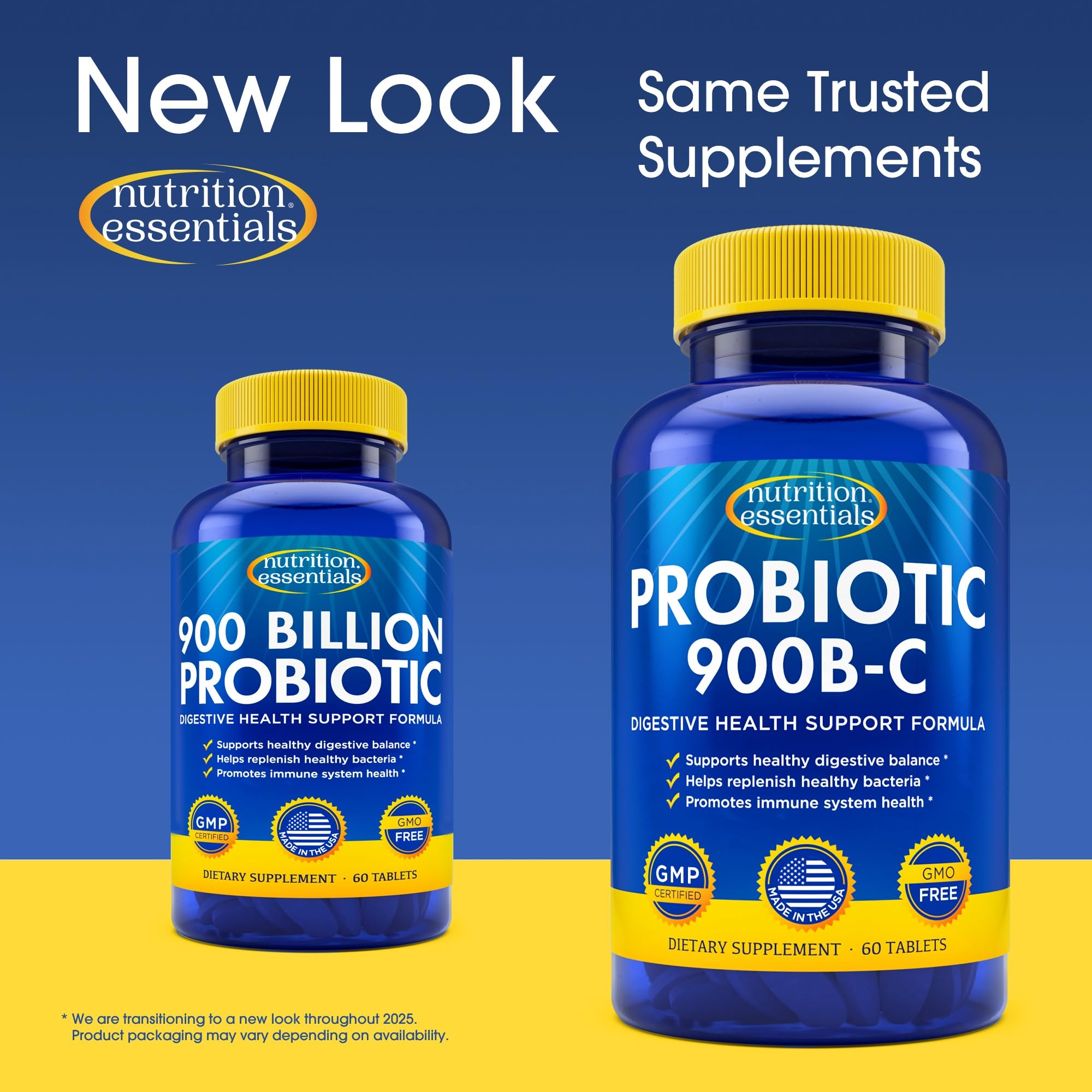 Nutrition Essentials Probiotics for Women and Men - with Lactase Enzyme and Prebiotic Fiber for Digestive Health - 80 Percent + More Potent Supplement for Gut Health Support - Vegan Formula Nutrition Essentials uk supplements