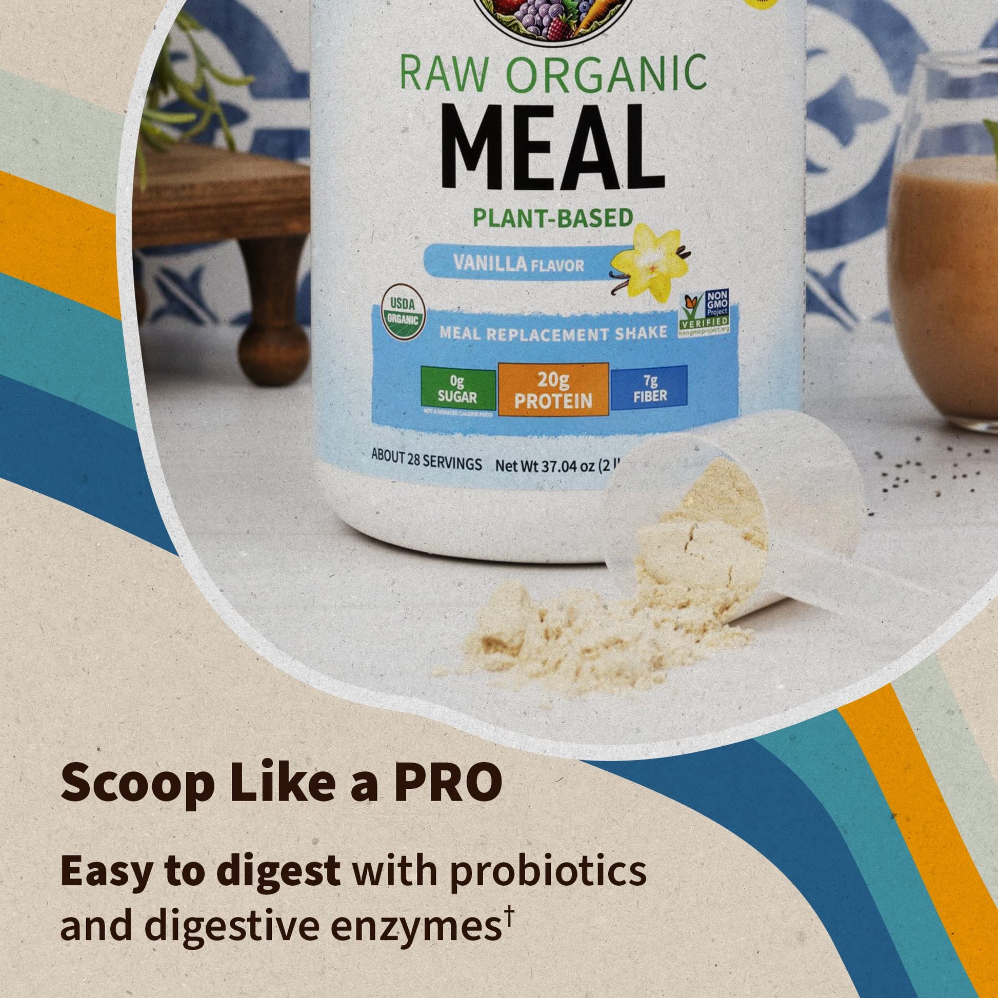 Garden of Life Vegan Protein Powder - Raw Organic Meal Replacement Garden of Life uk supplements