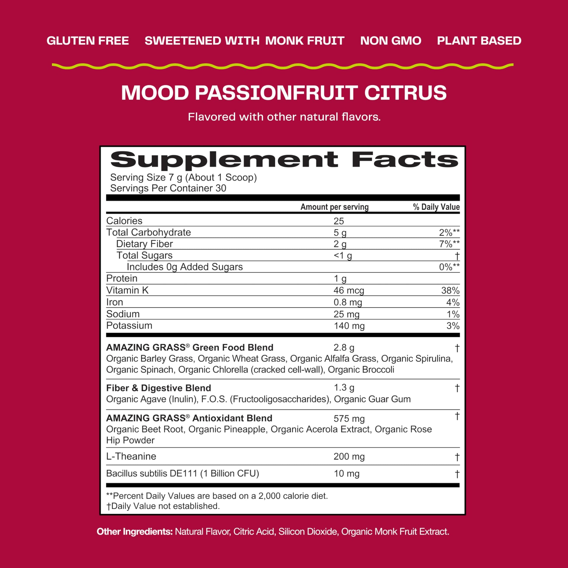 Amazing Grass Greens Blend Mood: Super Greens Powder Smoothie Mix for Mood, Relaxat Amazing Grass uk supplements