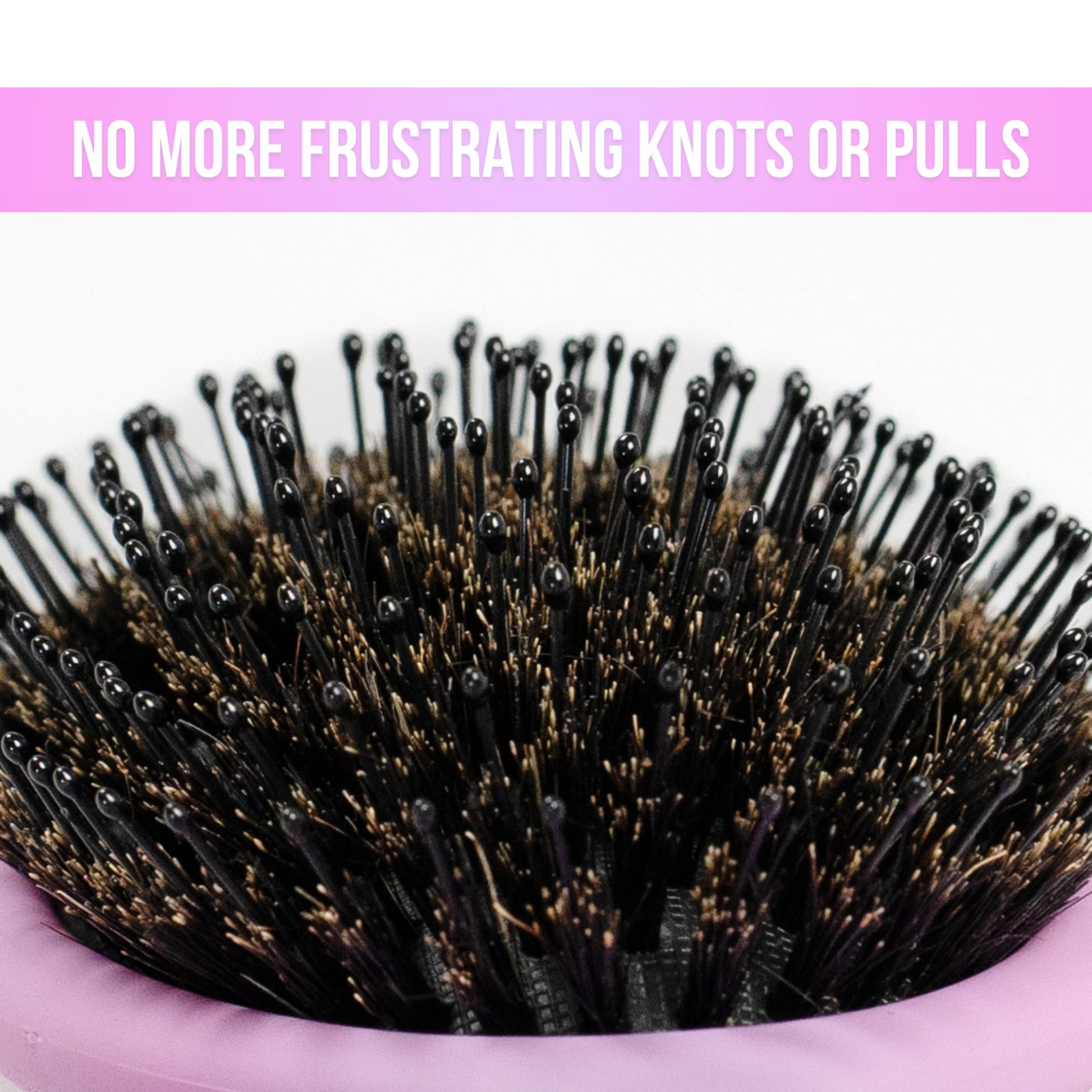 SimplyHair Ultimate Hair Extension Brush & Detangler Anti-Static, Dual Bristle Design, Soft Boar Bristle, Great for All Hair Types & Extensions - Pink & Purple Ombre Brush Ideal for Adults & Kids Simply Hair uk supplements