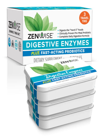 Zenwise Digestive Enzymes - Probiotic Multi Enzyme with Probiotics, 45 ct Zenwise Health uk supplements