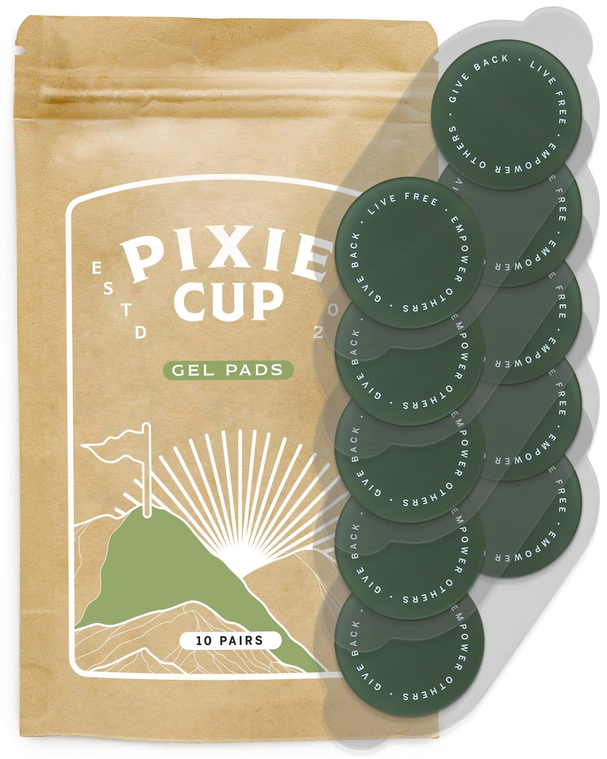 Pixie Pulse Replacement Pads - Replacement Gel Pads for Menstrual Cramps Unit - Pack of 20 (10 Pairs) Pixie Cup uk supplements