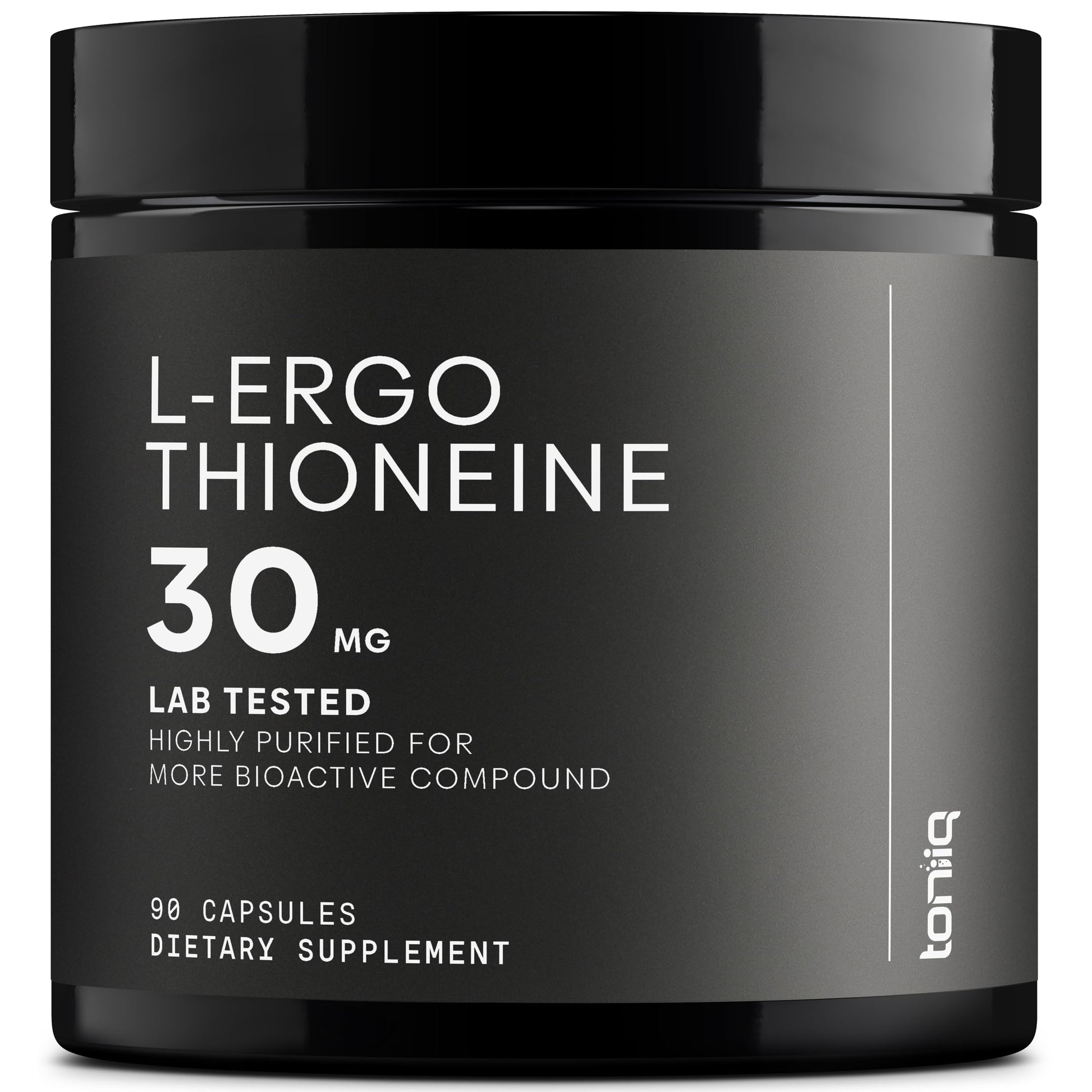 Ergothioneine with Clinically Studied MitoPrime® - High Potency 30mg with 98% Purity - Fermentation-Based L Ergothioneine Supplement - Longevity and Immune Support - Third-Party Tested, 90 Capsules Toniiq uk supplements