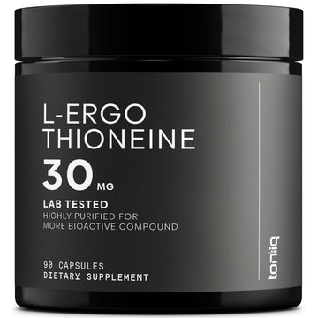 Ergothioneine with Clinically Studied MitoPrime® - High Potency 30mg with 98% Purity - Fermentation-Based L Ergothioneine Supplement - Longevity and Immune Support - Third-Party Tested, 90 Capsules Toniiq uk supplements