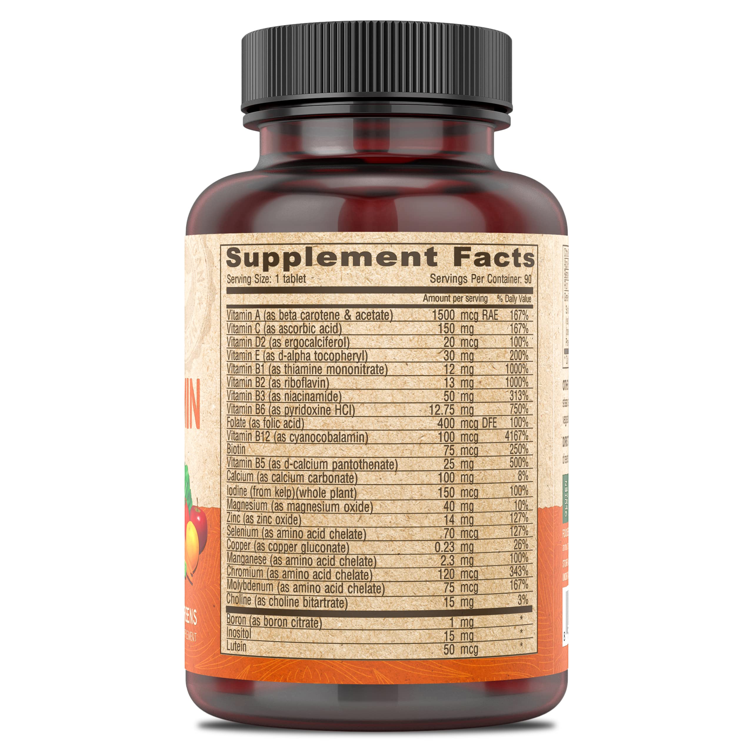 DEVA Vegan Iron-Free Multivitamin & Mineral Supplement, Green Food Blend, Spirulina, Chlorella, Ashwagandha, Broccoli, 90 Coated Tablets DEVA uk supplements