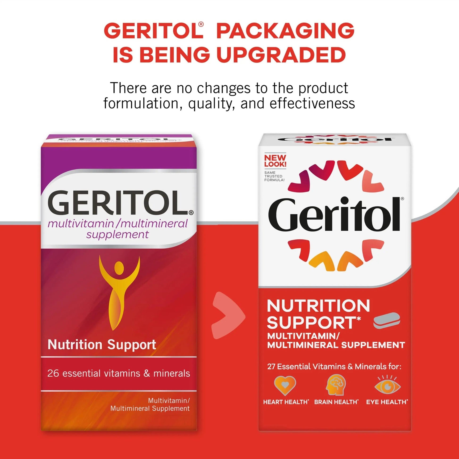 Geritol, Multivitamin Supplement, Contains Antioxidants, Vitamins B, C, E & D and Iron, 27, Minerals, Gluten-Free Geritol uk supplements