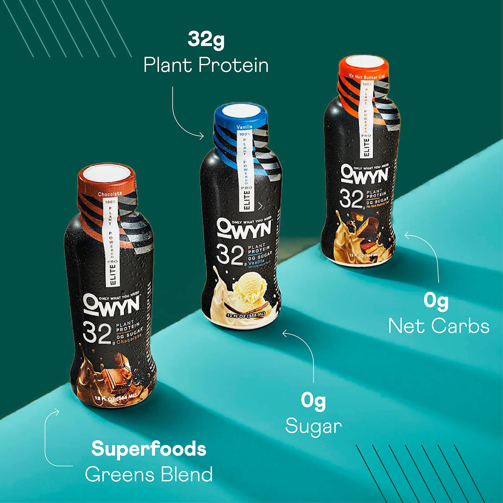 OWYN Only What You Need Pro Elite Vegan Plant Based High Protein Shake, Vanilla OWYN Only What You Need uk supplements