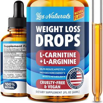 YES NATURALS! Weight Loss Drops - Natural Metabolism Booster & Appetite YES NATURALS! uk supplements