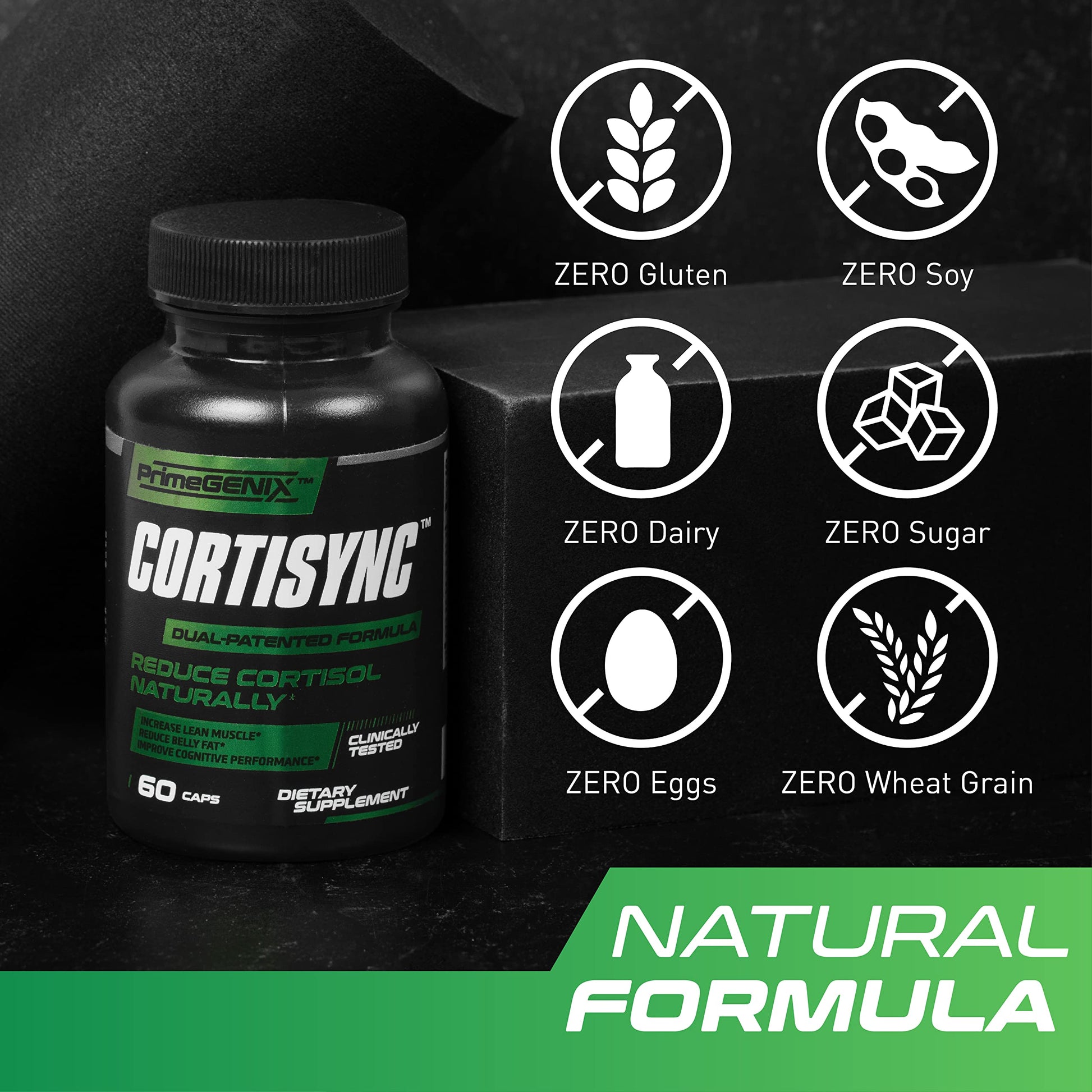 PrimeGENIX CortiSync | Reduce Cortisol | Increase Energy | Improve Focus | Organic PrimeGENIX uk supplements