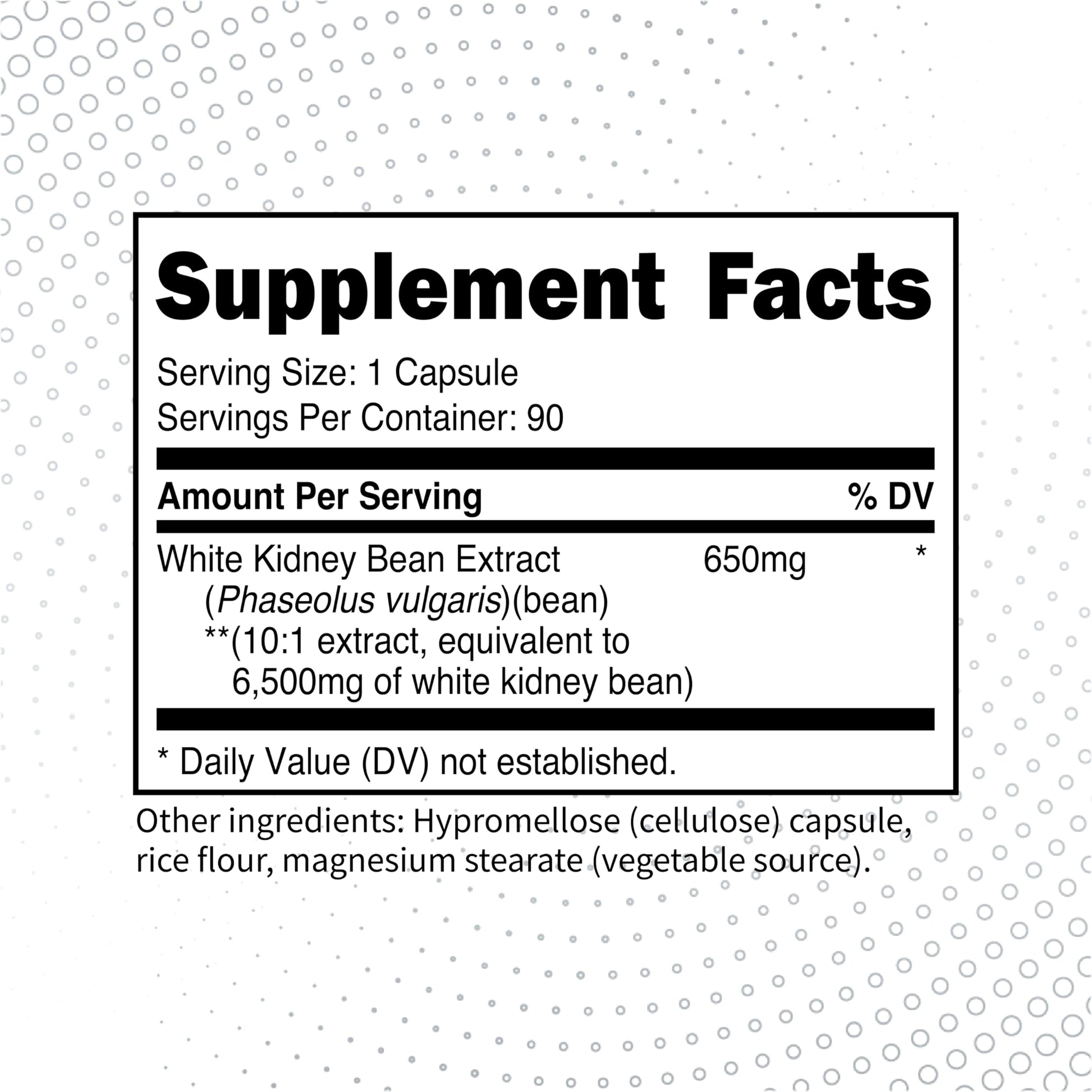 Type Zero Clean White Kidney Bean Capsules (6,500 MG Equivalent Per Serving, 90 Count) - Non-GMO, Gluten Free Type Zero uk supplements