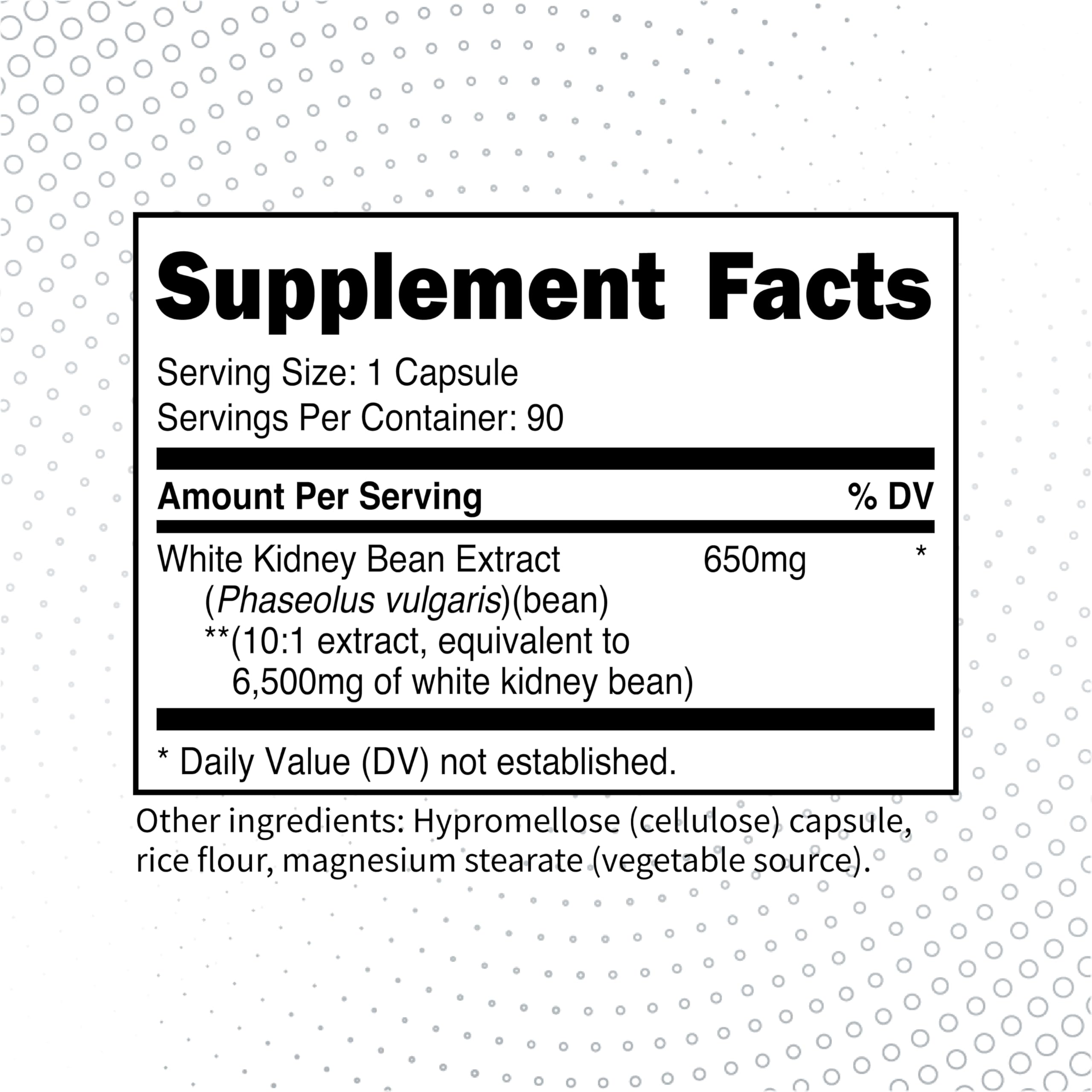 Type Zero Clean White Kidney Bean Capsules (6,500 MG Equivalent Per Serving, 90 Count) - Non-GMO, Gluten Free Type Zero uk supplements