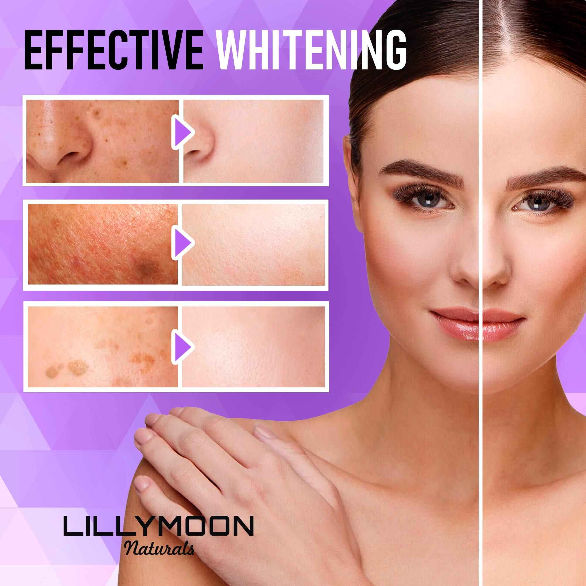 LILYMOON Glutathione Whitening Pills Skin Lightening Pills - Skin Whitening Formula LILYMOON uk supplements