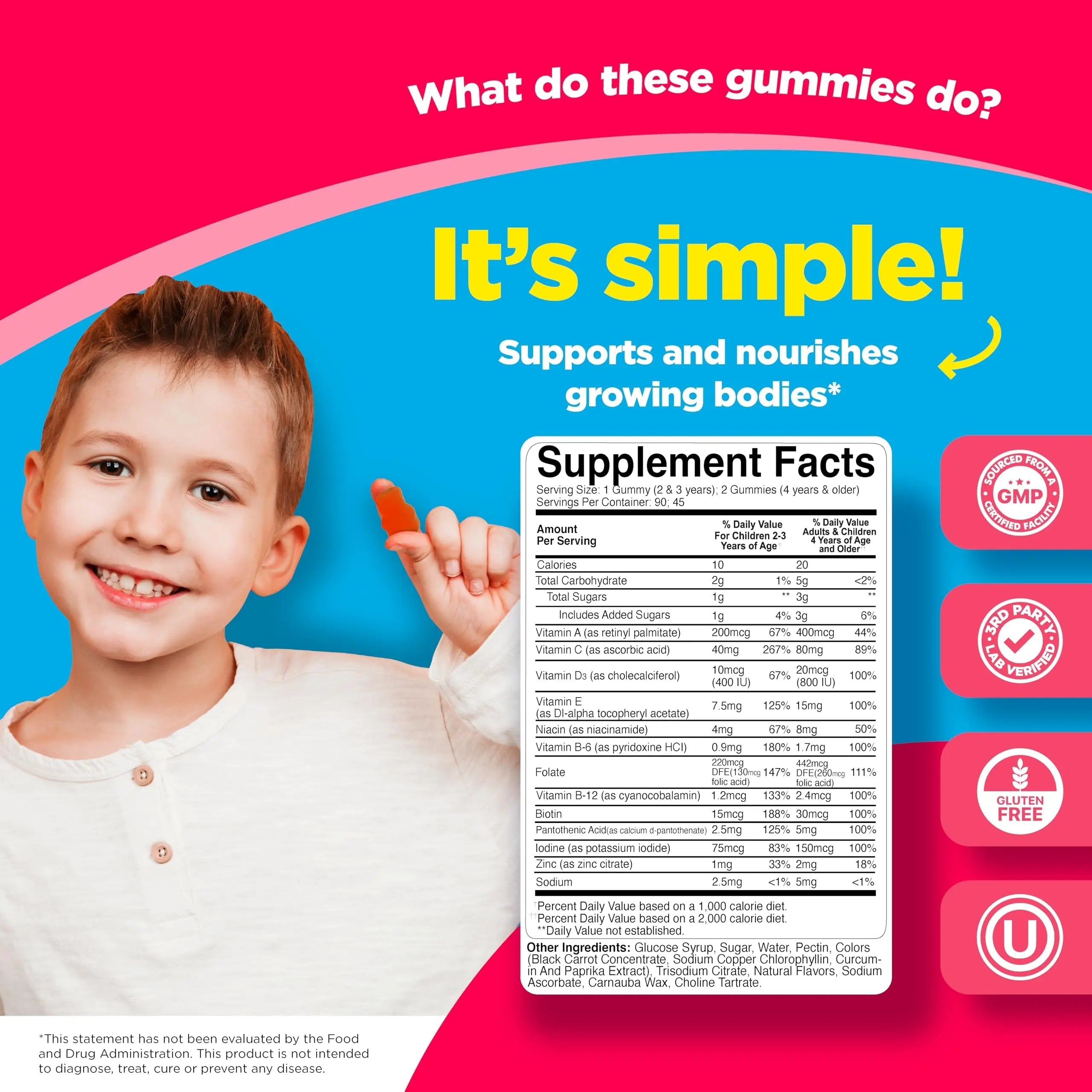 Phytoral Kids Vitamins Gummy Multivitamin Chewable - Kids Gummy Vitamins for Mood Support Natural Energy Boost Phytoral uk supplements