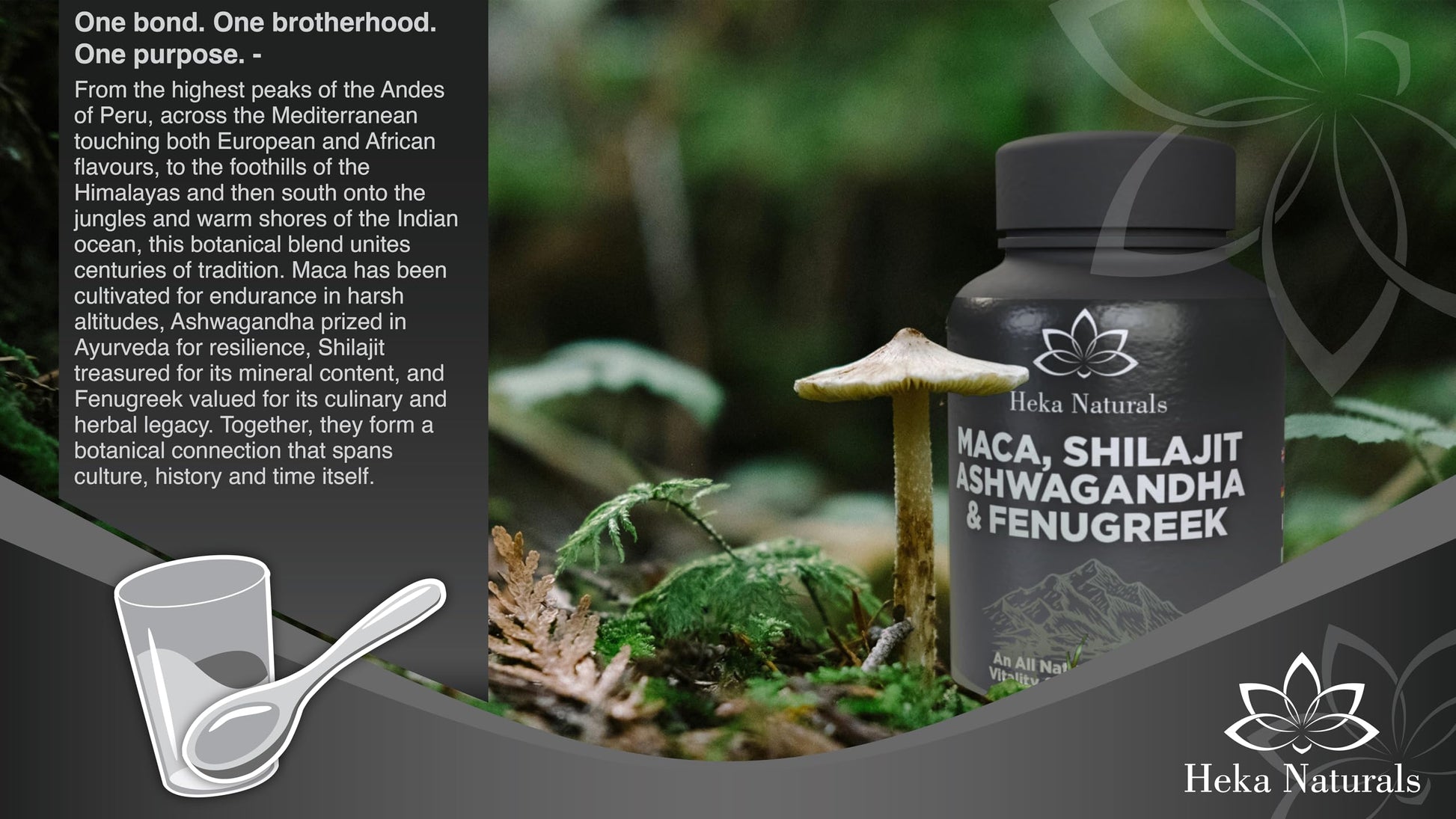Heka Naturals Male Botanical Complex | 90 Capsules with Ashwagandha, Maca Root, Fenugreek & Shilajit | Traditional Plant-Based Ingredients for Active Lifestyles | Food Supplement Heka Naturals uk supplements