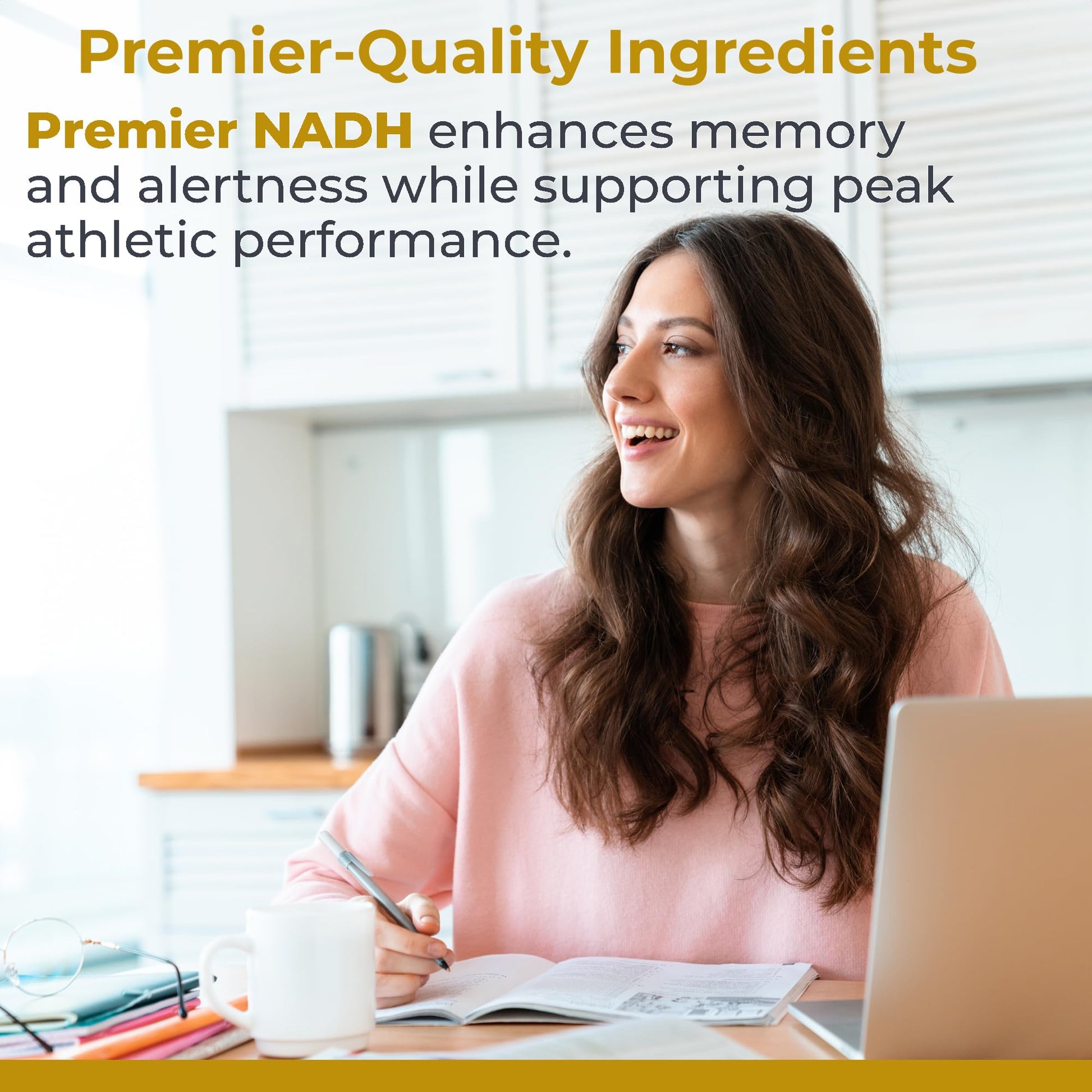 Premier Research Labs NADH - NADH Supplement, NAD Supplement for Men & Women, Nicotinamide Adenine Dinucleotide, Cell Regenerator, Respiratory Support - 30 Vegetarian Capsules Premier Research Labs uk supplements