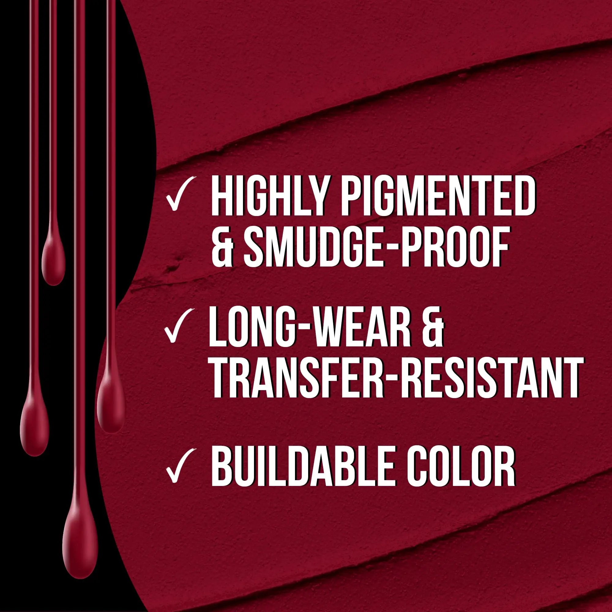 Sacha Cosmetics Intense Matte Lip Velvet Liquid Lipstick, Long-Lasting Velvet Matte Finish, 0.2 fl oz Pass The Money Sacha Cosmetics uk supplements