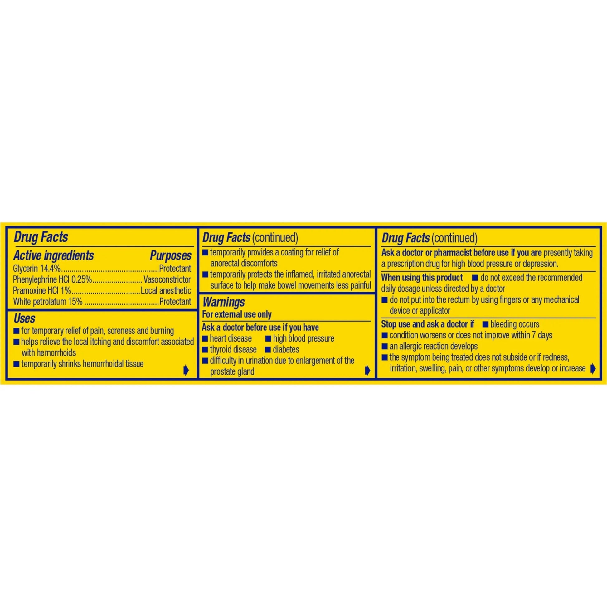 Preparation H Hemorrhoid Symptom Treatment Cream (0.9 Ounce Tube), Maximum Strength Multi-Symptom Pain Relief with Aloe Preparation H uk supplements