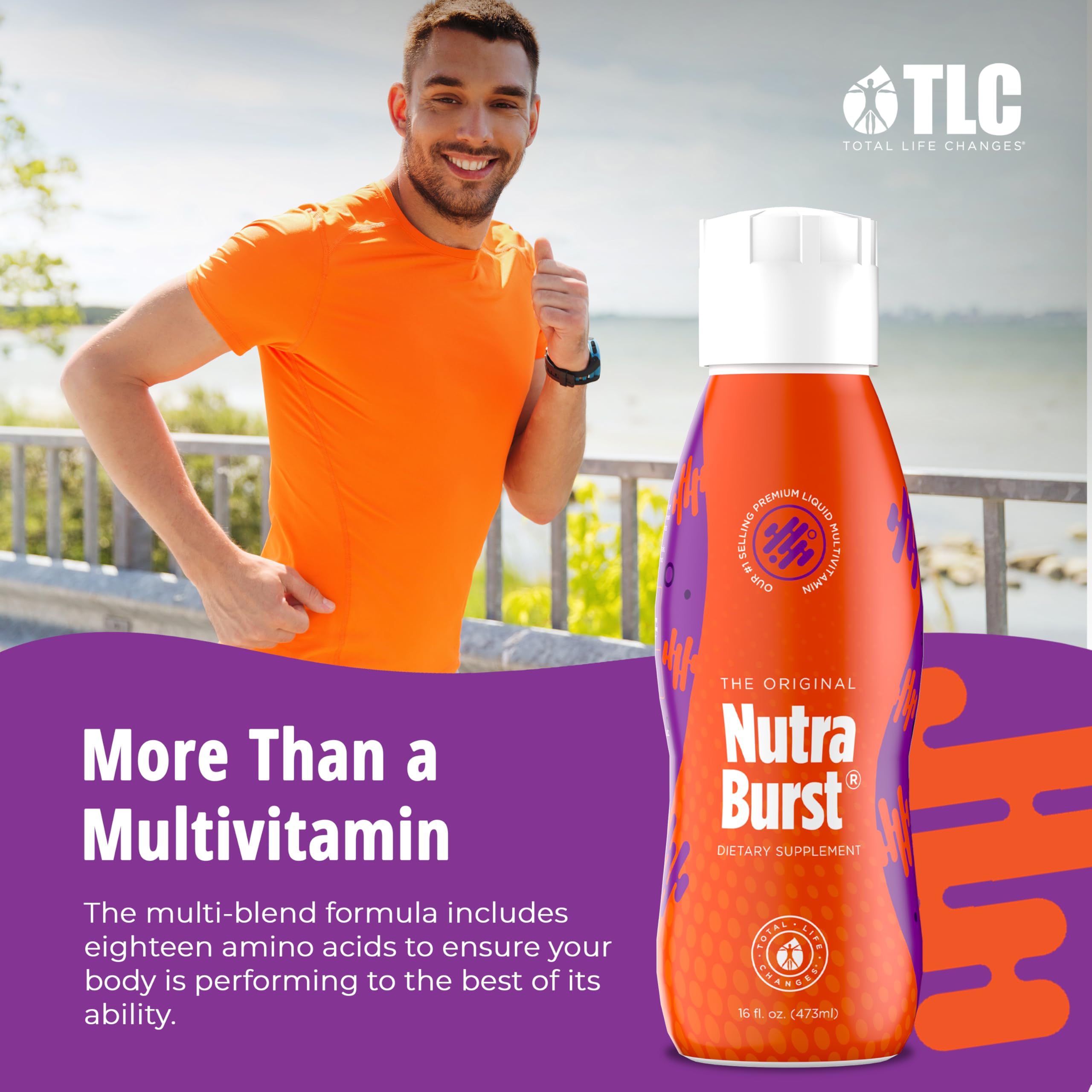 NutraBurst - Liquid Multivitamin, Daily Nutritional Support, Packed with Essential Vitamins and Minerals, 16 fl. oz NUTRA BURST uk supplements