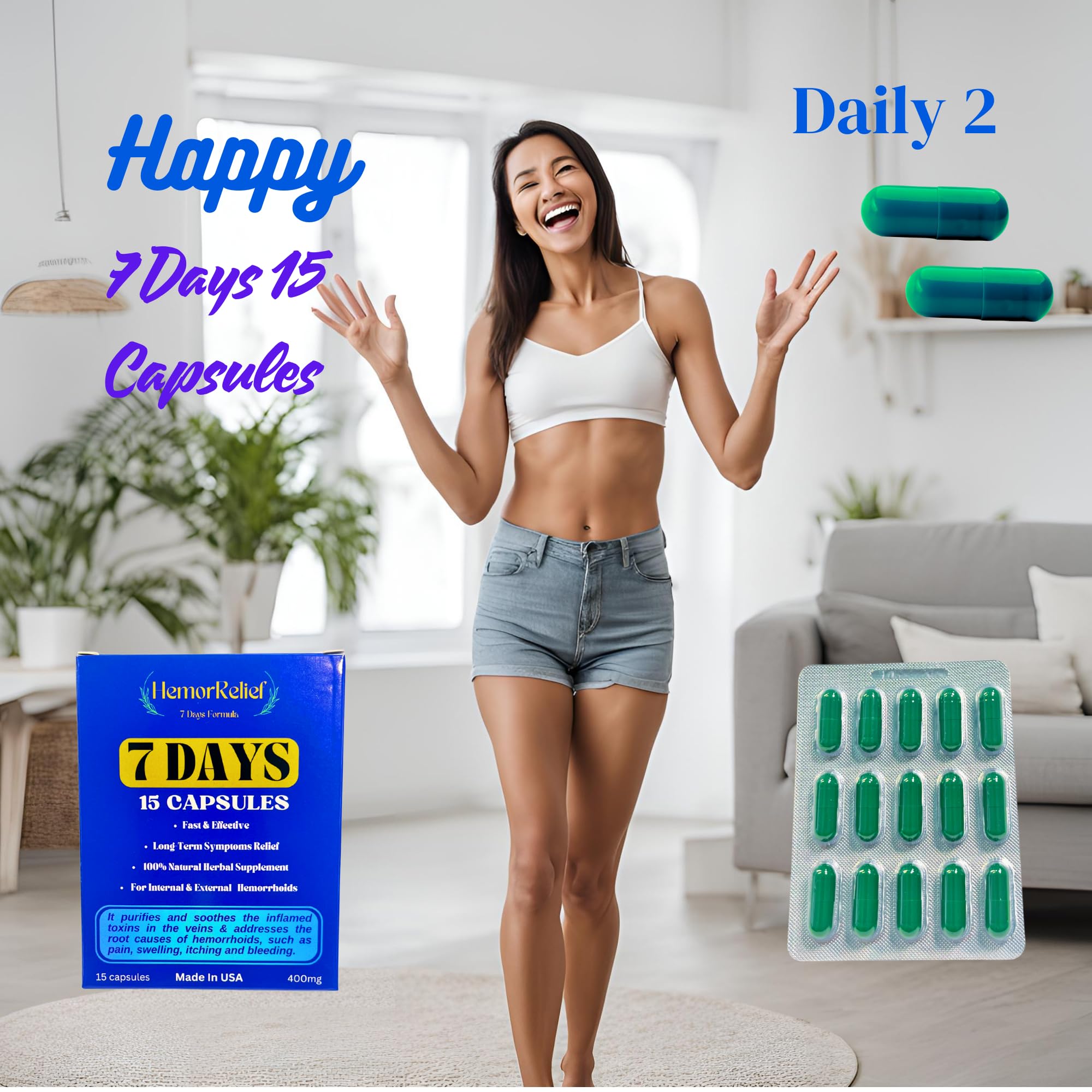 7Days Hemorrhoid Detox Formula, Works to Address The Root Causes of Hemorrhoids Provide Fast & Long-Lasting Relief Generic uk supplements
