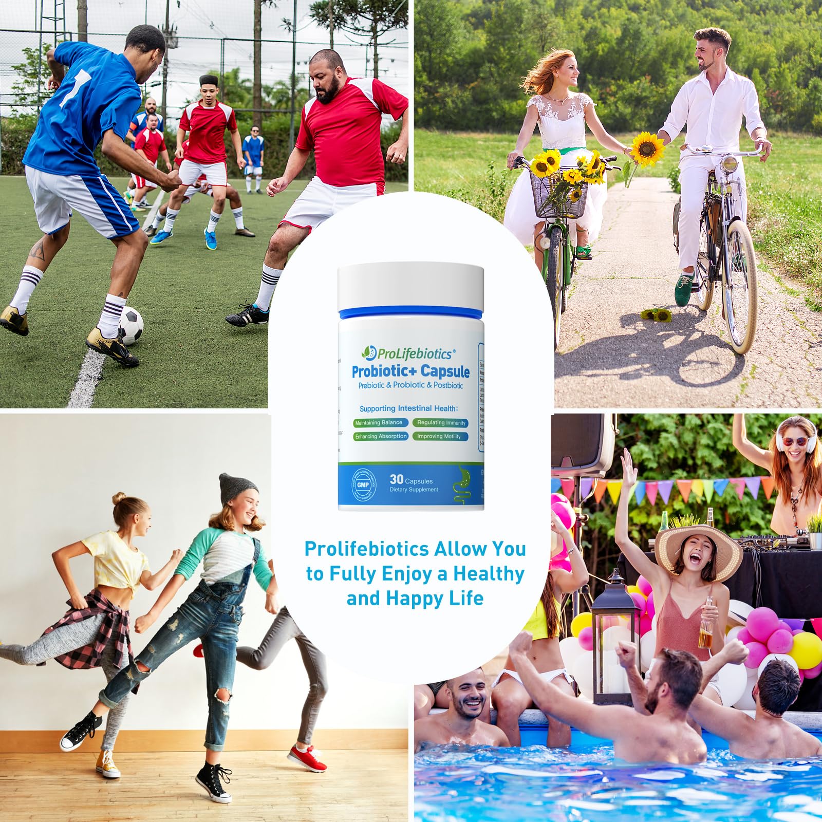 3-in-1 Probiotics for Gut and Digestive Health,Immune Support,Supplements Supporting Occasional Constipation,Diarrhea,Gas,Bloating,Delayed-Released Designed to Thrive, 30 Vegan Capsules PROLIFEBIOTICS uk supplements