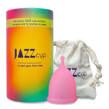 JAZZ Cup Soft Menstrual Cups – with Travel-Cotton Pouch – Reusable, 12-Hour Protection, 100% Medical JAZZ cup uk supplements