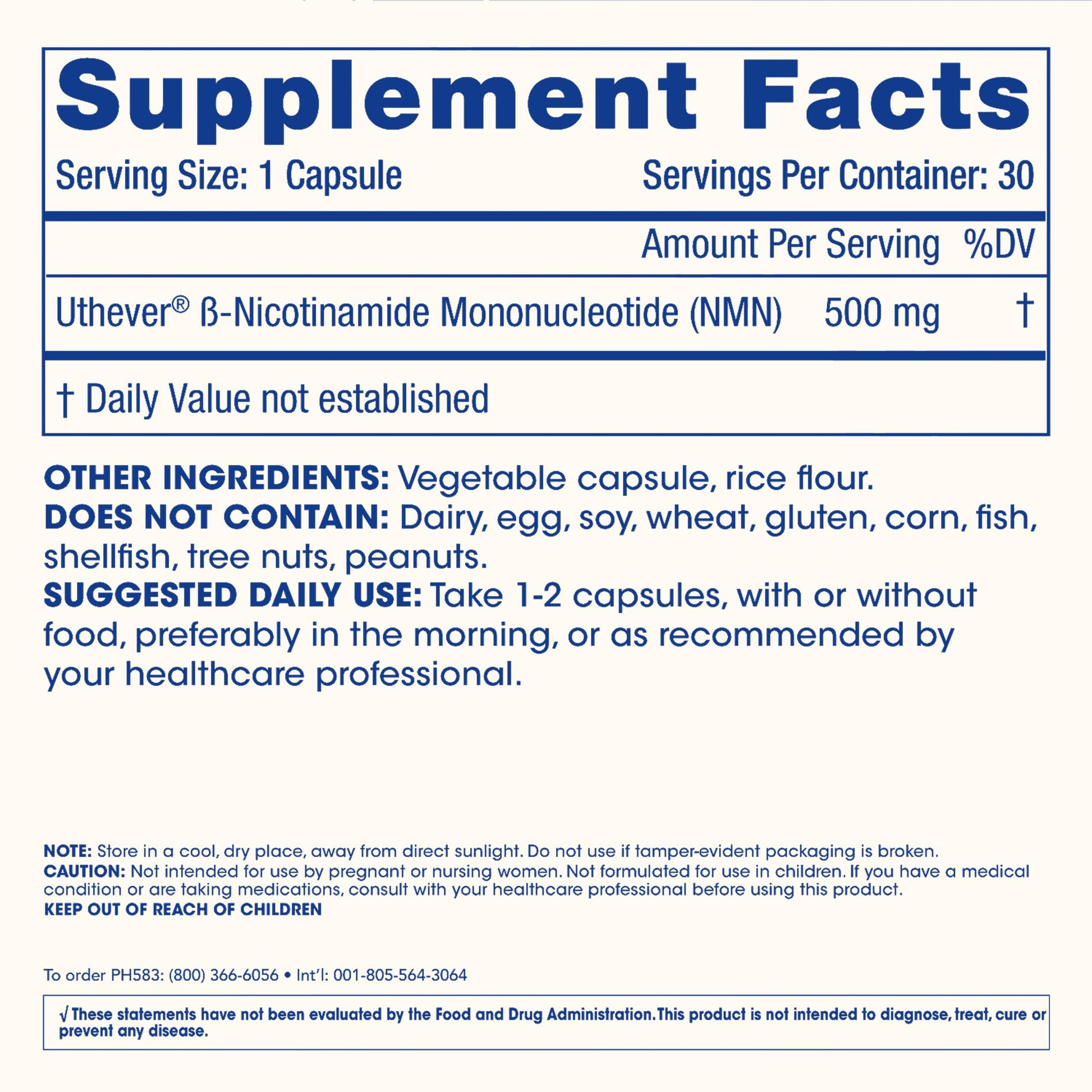 ProHealth NMN Pro 500 (30 Capsules) Clinically Studied Uthever® NMN. NAD+ Precursor for Cellular Energy, Mitochondrial Support & Healthy Aging. USA Manufactured, Triple Lab-Tested ProHealth uk supplements