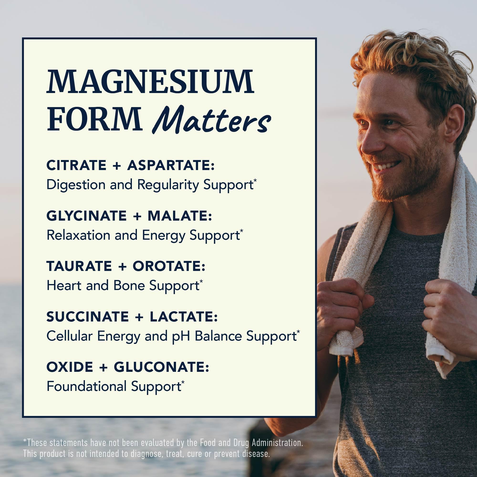 10 in 1 Magnesium Complex Supplement 500MG | Magnesium Citrate, Mag Glycinate, Malate & More | High Absorption Mag Complex with Vitamin B6 | Bone, Muscle & Heart Health Support | Non-GMO | 60 Ct. Nobi Nutrition uk supplements