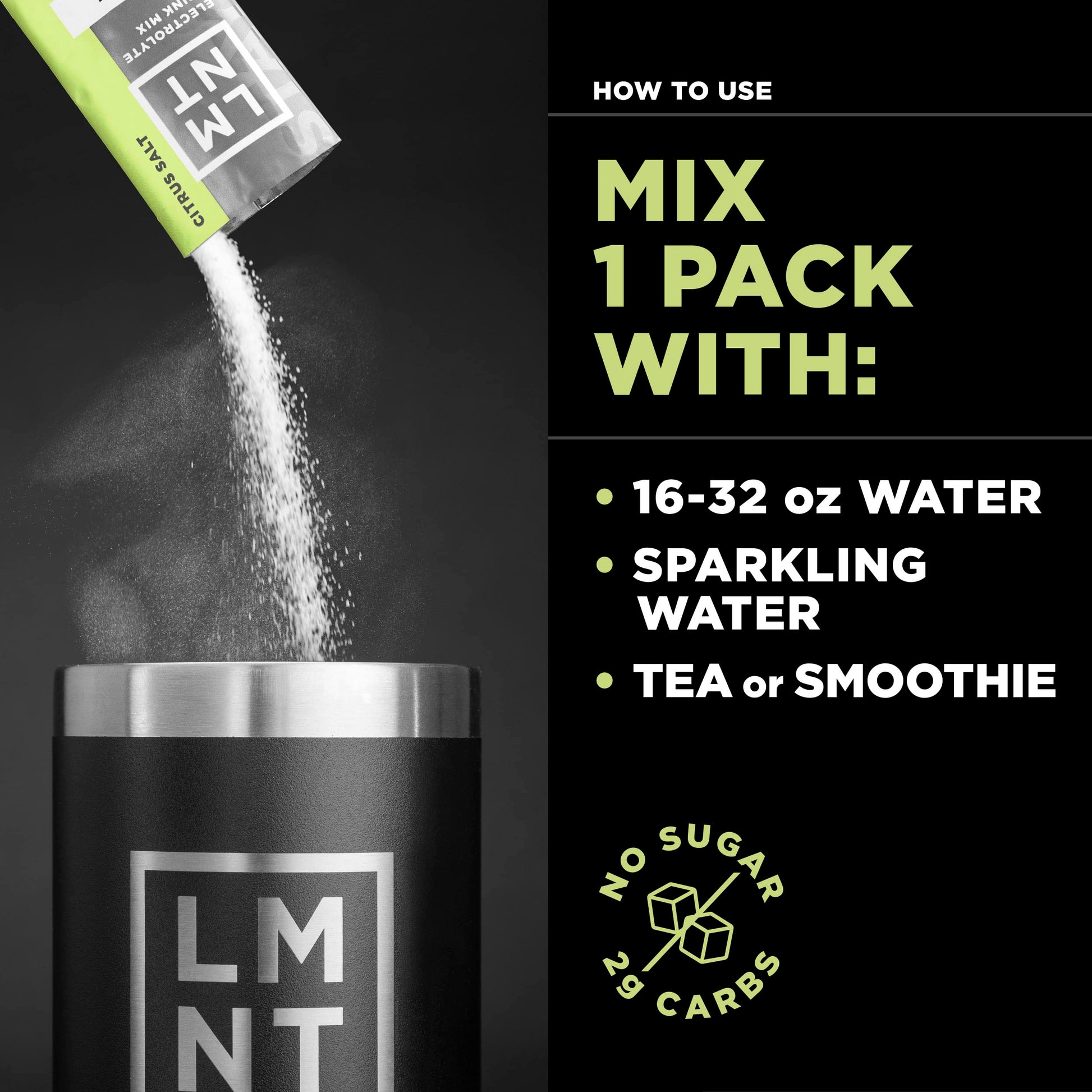 LMNT Zero-Sugar Electrolytes - Citrus Salt - Hydration Powder Packets | No Dodgy Ingredie Drink LMNT uk supplements