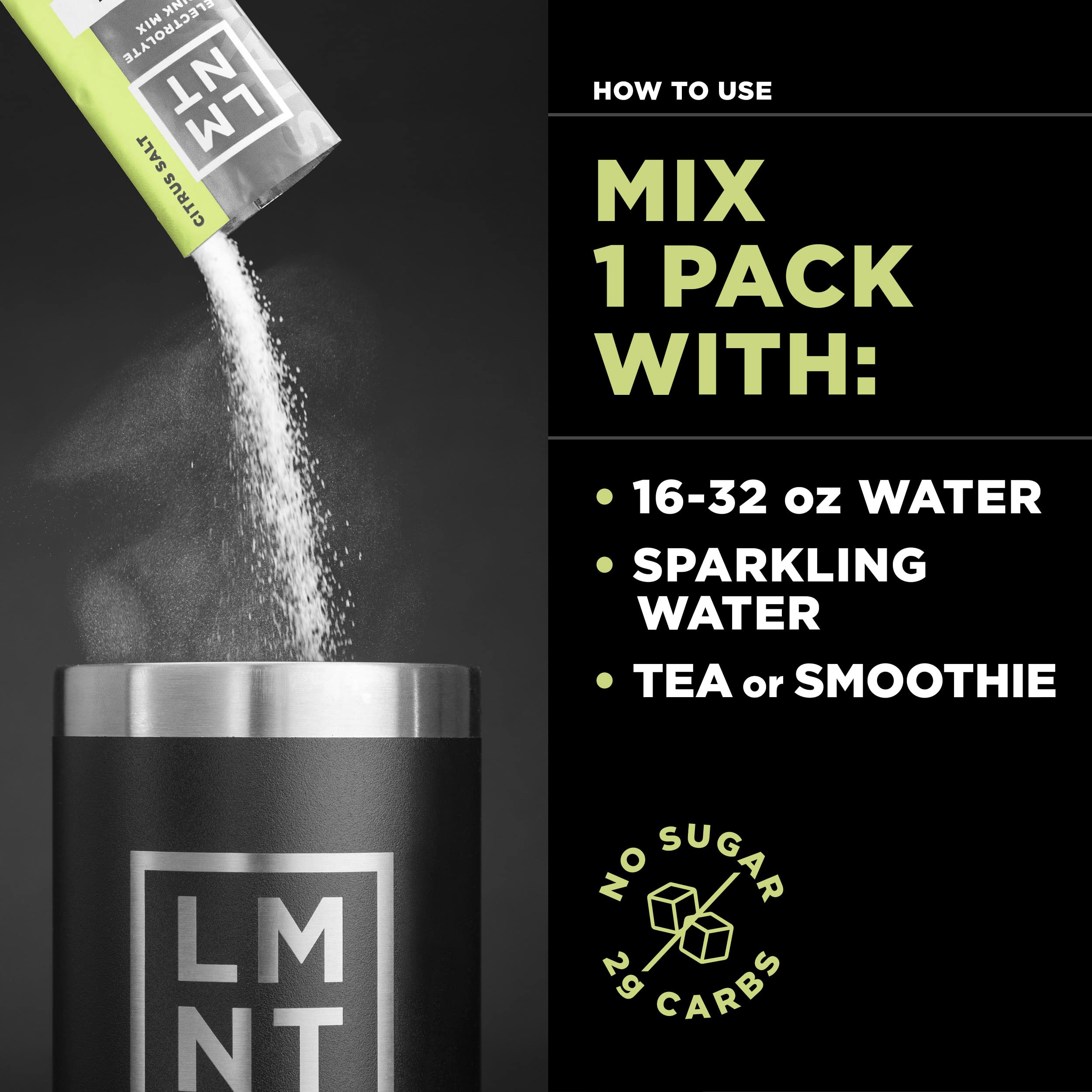 LMNT Zero-Sugar Electrolytes - Citrus Salt - Hydration Powder Packets | No Dodgy Ingredie Drink LMNT uk supplements