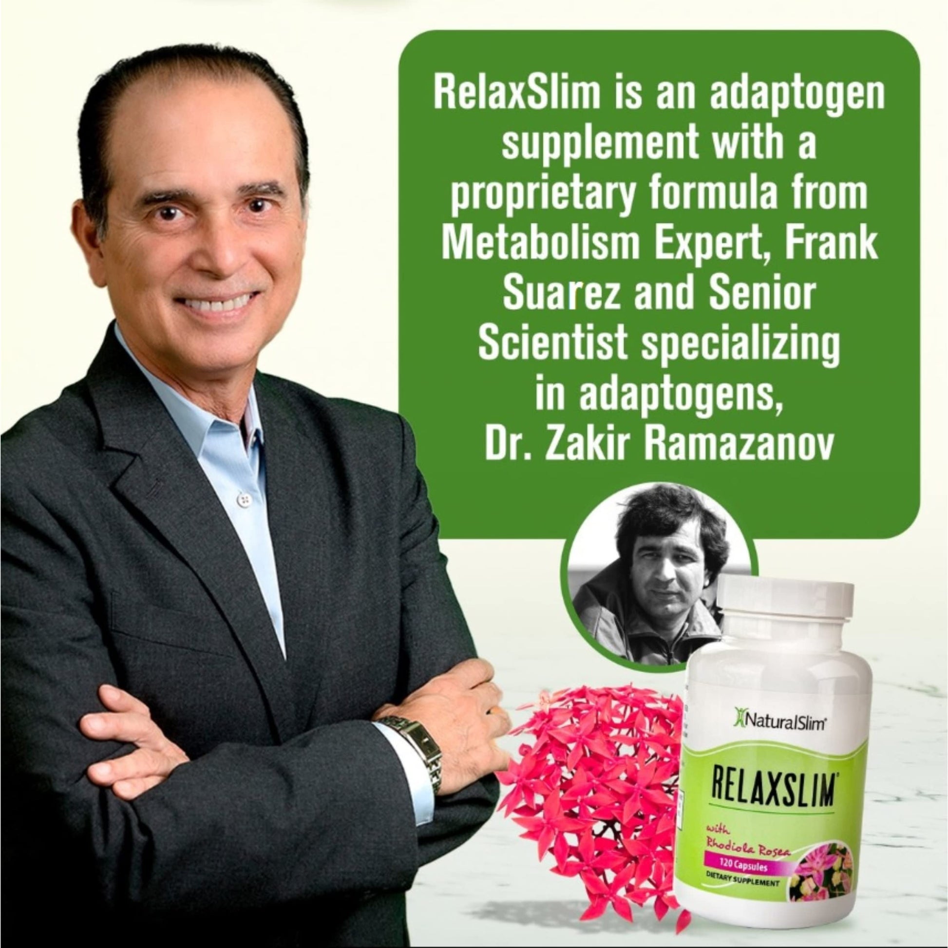 Naturalslim Relaxslim for Metabolism, Helps Control Appetite, Fat & Stress Support - Adaptogen Supplements NaturalSlim uk supplements