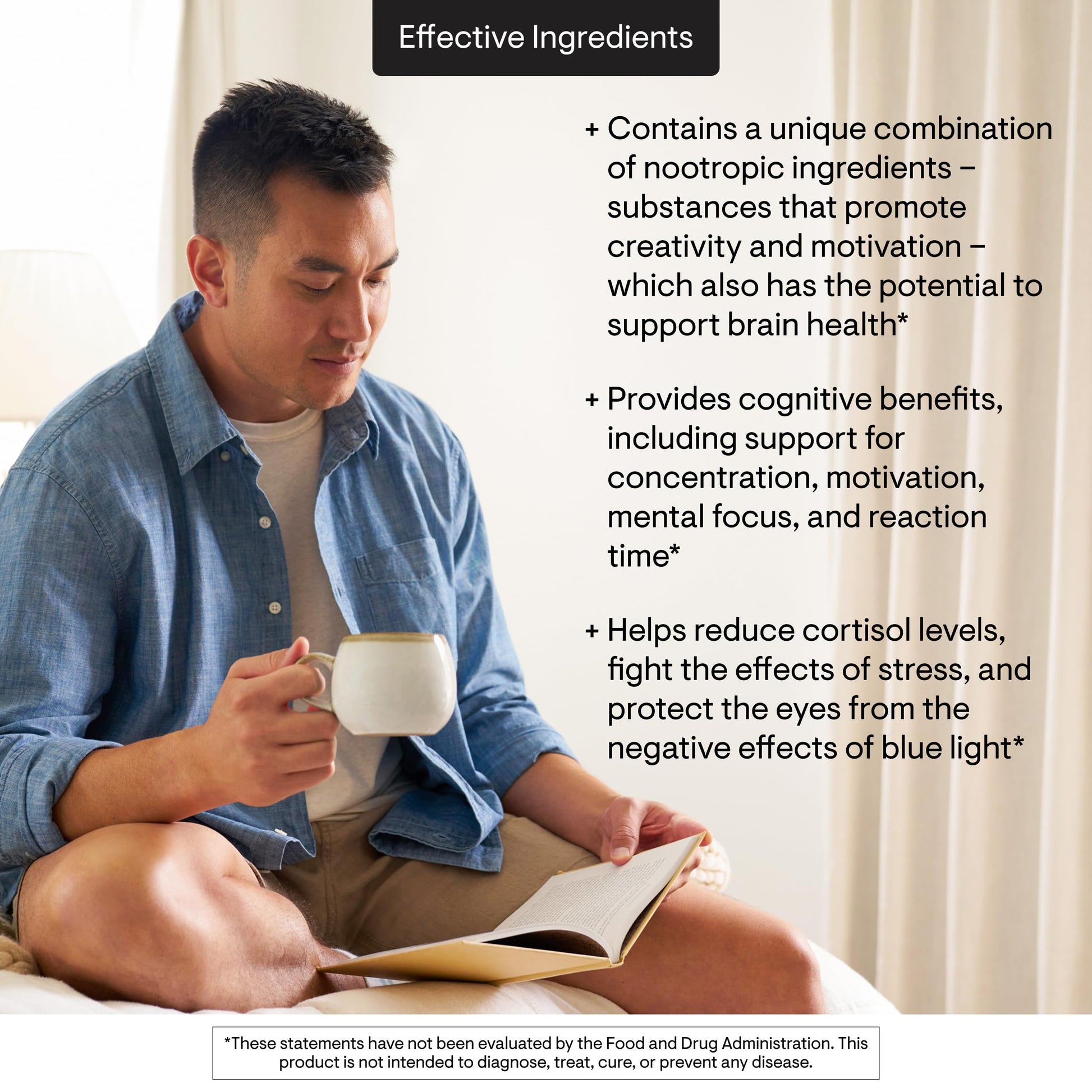 THORNE - Memoractiv - Nootropic Brain Supplement for Focus, Creativity, and Concentration - Ashwagandha, Ginkgo, Lutemax, Bacopa, Pterostilbene - Gluten-Free, Dairy-Free* - 60 Capsules - 30 Servings THORNE uk supplements
