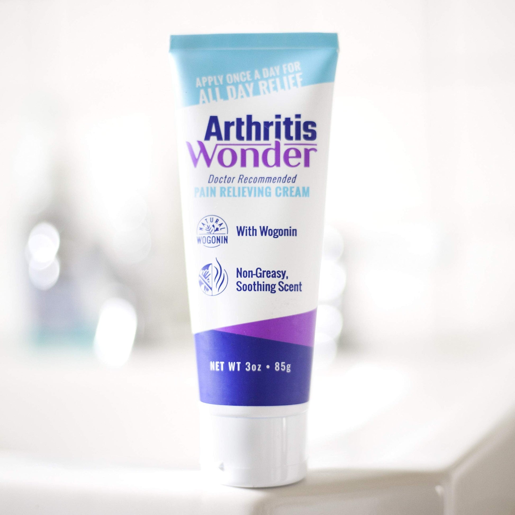 Arthritis Wonder Pain Relief Cream, 4 oz – Arthritis Pain Relief Cream for Hand, Knee, Foot and Wrist Joints – Fast-Acting, Deep Penetrating, Non-Greasy Formula with Natural Wogonin - 2 Pack Arthritis Wonder uk supplements