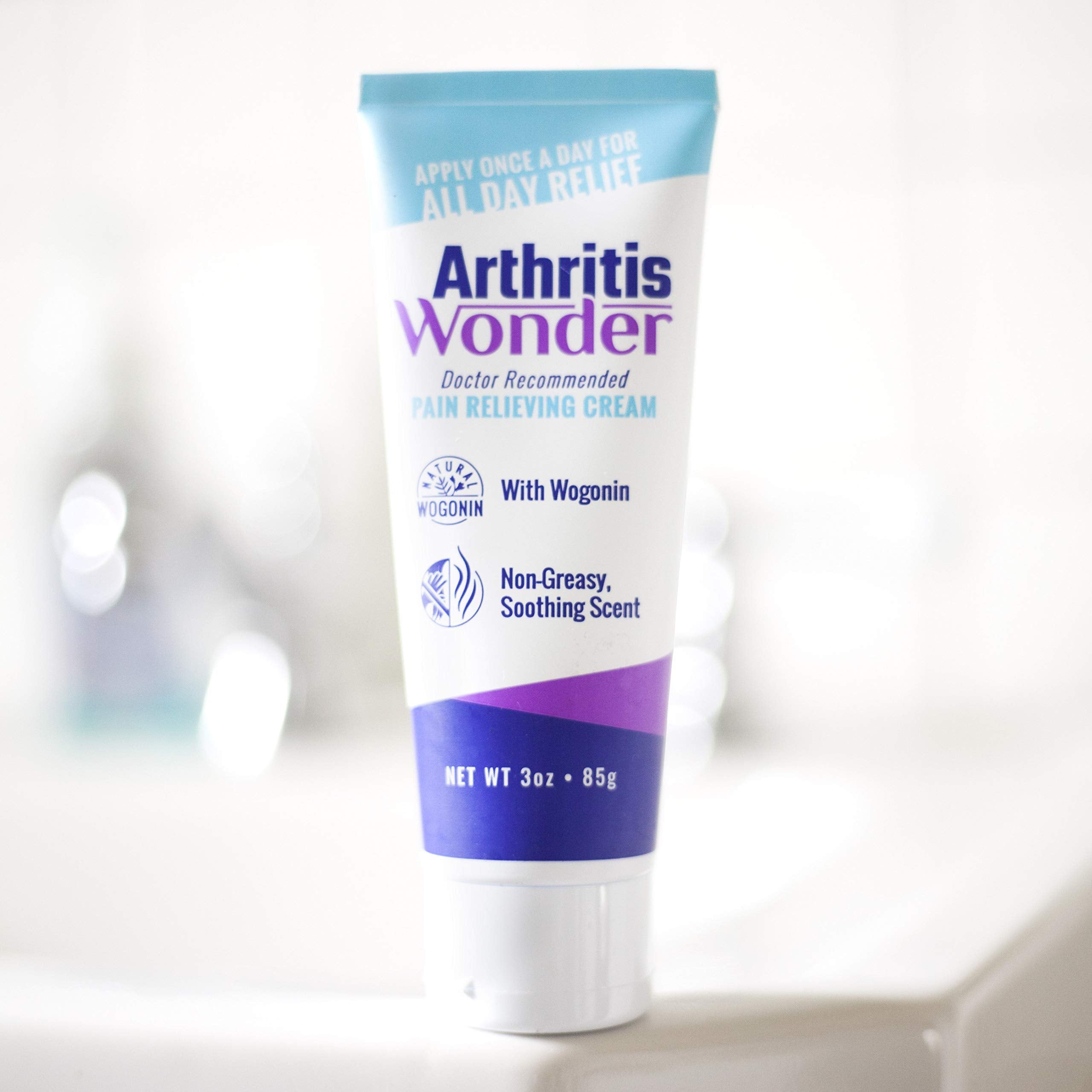 Arthritis Wonder Pain Relief Cream, 4 oz – Arthritis Pain Relief Cream for Hand, Knee, Foot and Wrist Joints – Fast-Acting, Deep Penetrating, Non-Greasy Formula with Natural Wogonin - 2 Pack Arthritis Wonder uk supplements